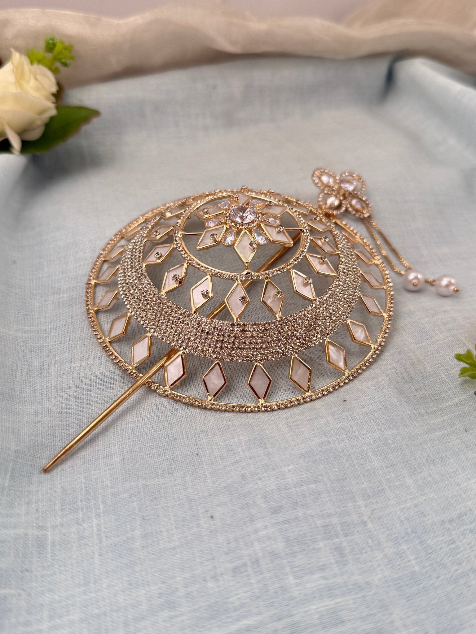 Luxurious Stone Bun Cage Jadebille Kuppa 0121 - Mahilas