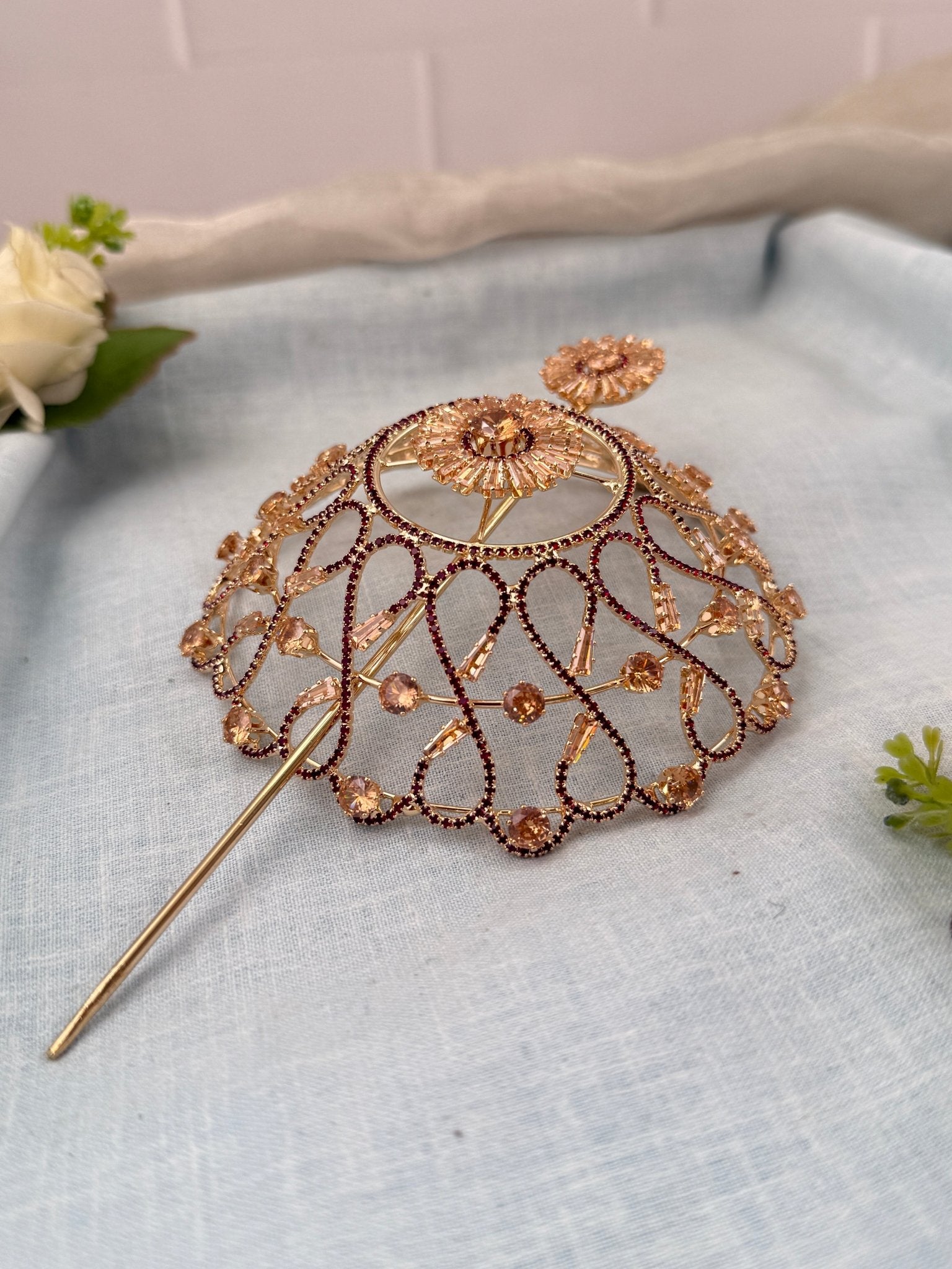 Luxurious Stone Bun Cage Jadebille Kuppa 0122 - Mahilas