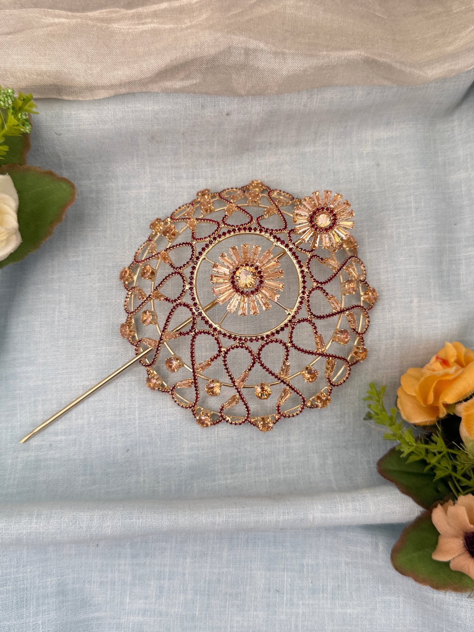 Luxurious Stone Bun Cage Jadebille Kuppa 0122 - Mahilas