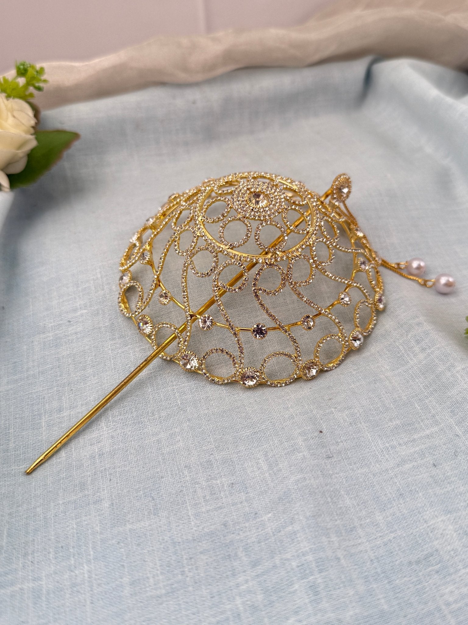 Luxurious Stone Bun Cage Jadebille Kuppa 0123 - Mahilas