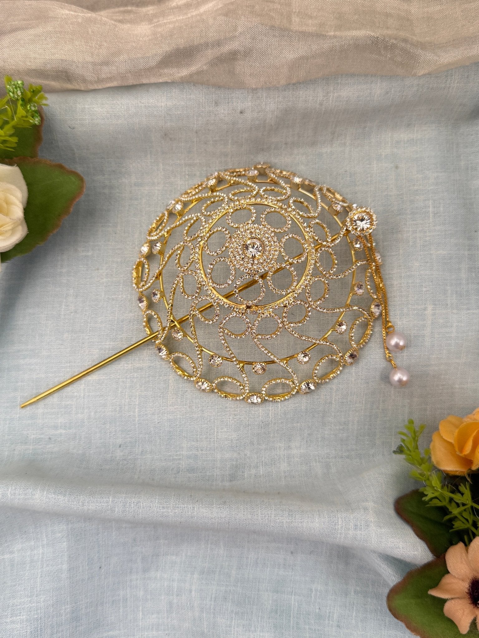 Luxurious Stone Bun Cage Jadebille Kuppa 0123 - Mahilas