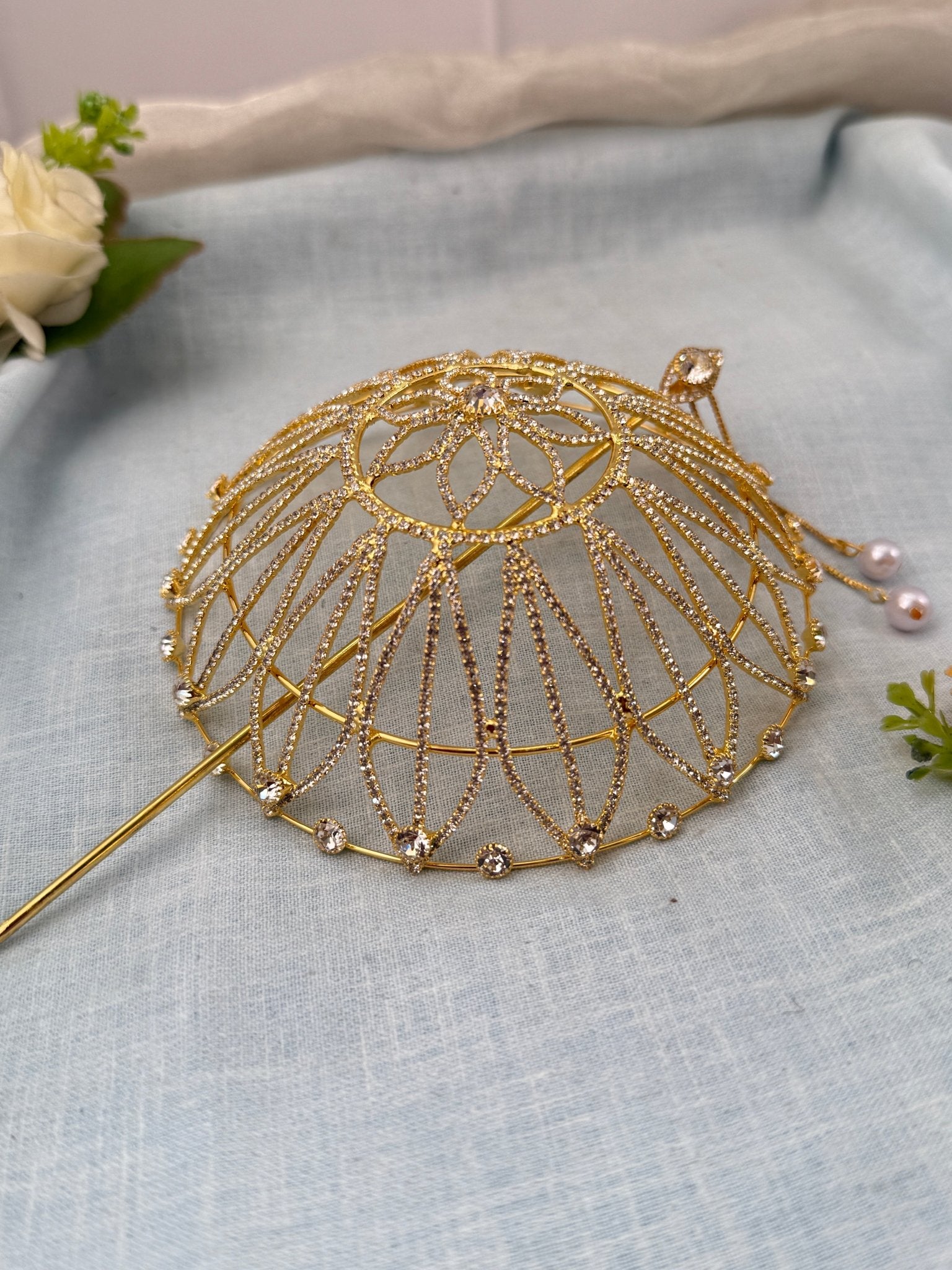 Luxurious Stone Bun Cage Jadebille Kuppa 0124 - Mahilas