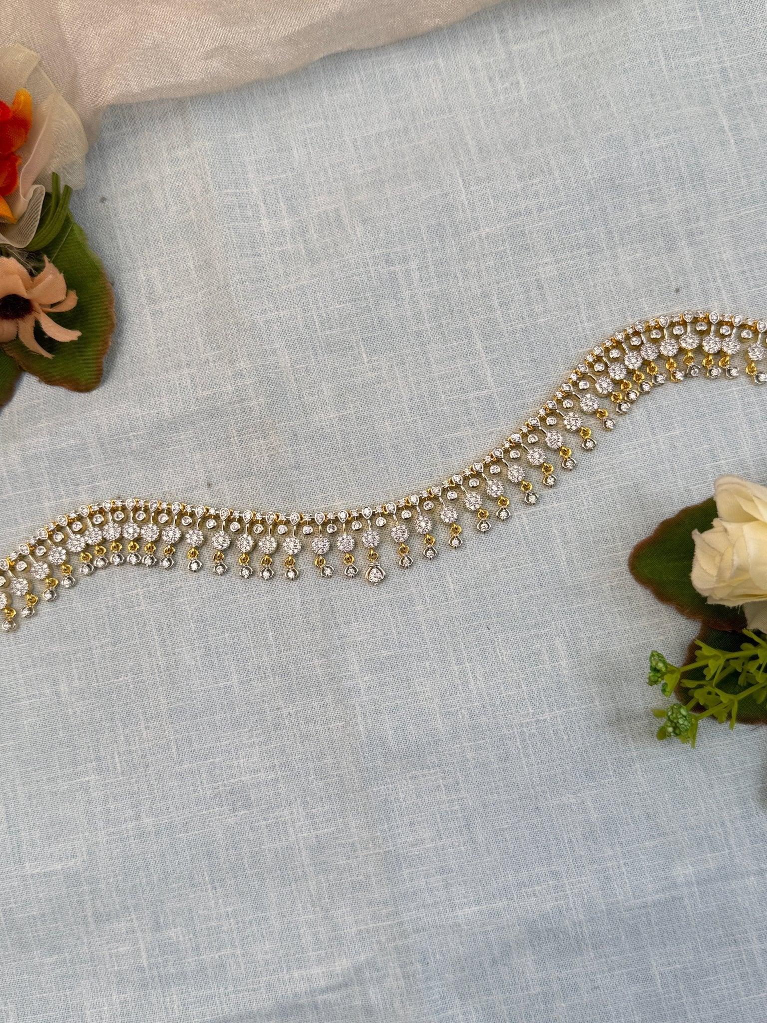 Luxurious Stone Chain Vaddanam Hip Belt 7124 - Mahilas