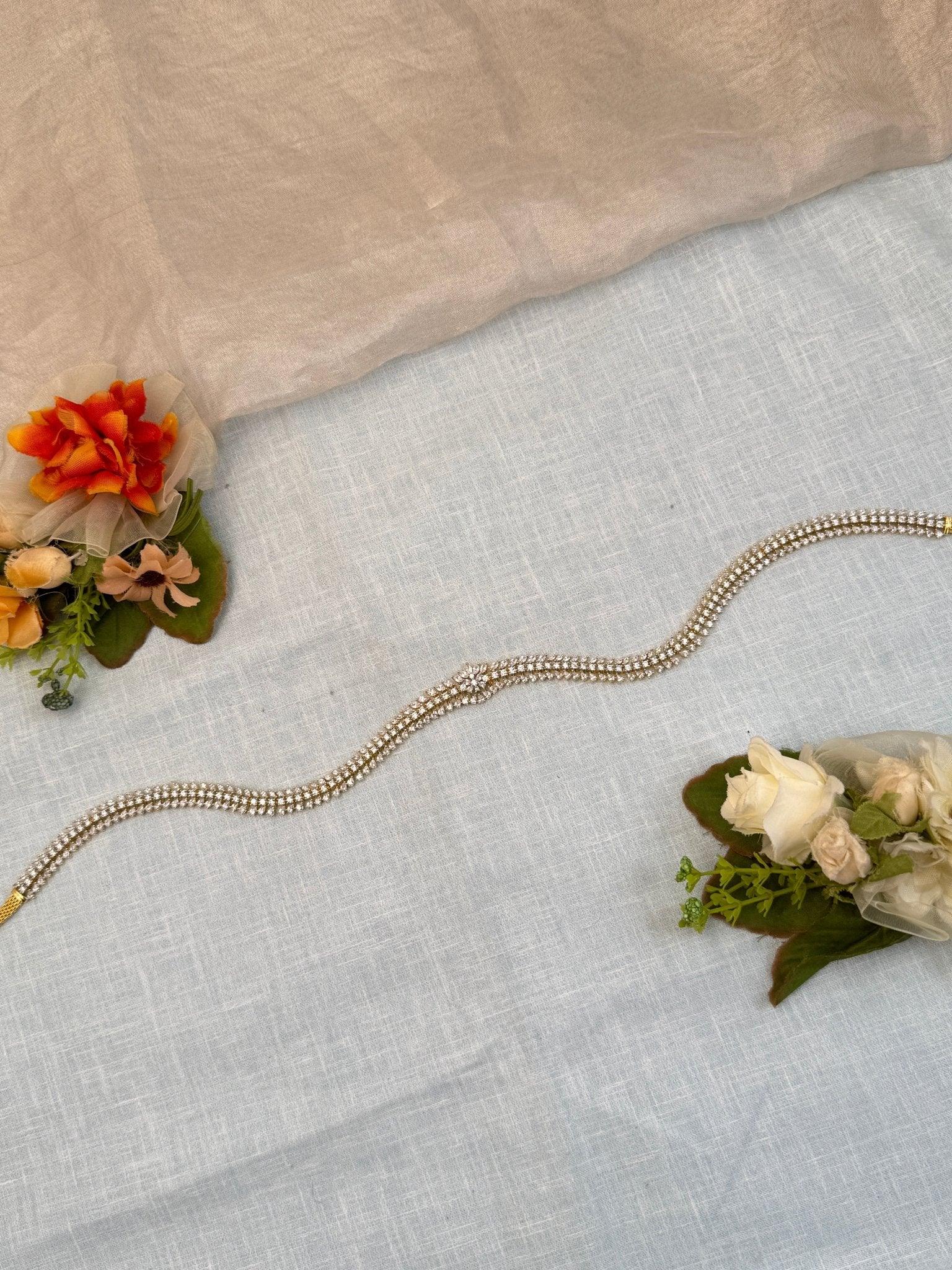 Luxurious Stone Chain Vaddanam Hip Belt 7125 - Mahilas