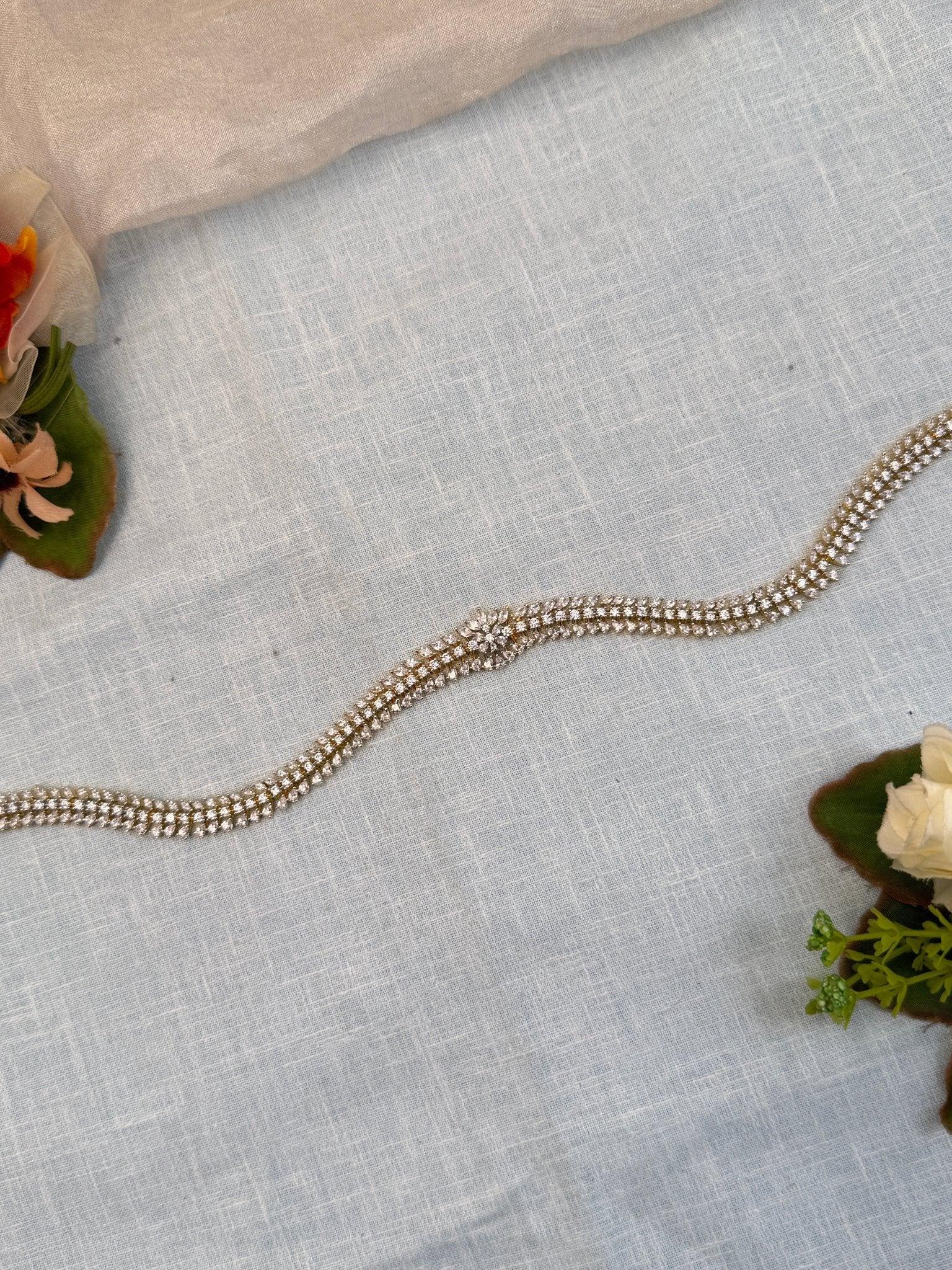 Luxurious Stone Chain Vaddanam Hip Belt 7125 - Mahilas