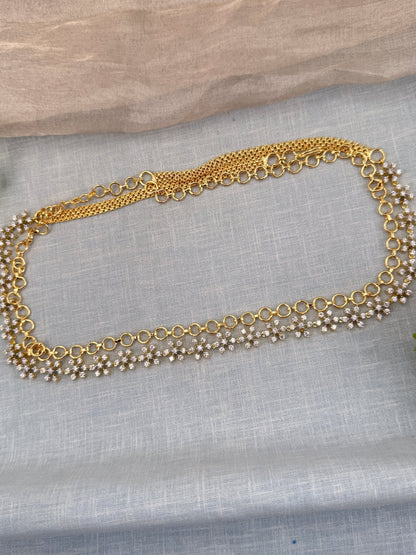 Luxurious Stone Chain Vaddanam Hip Belt 7268 - Mahilas