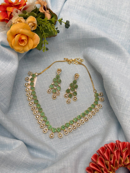Luxurious Stone Necklace 0174 (3 Colours) - Mahilas