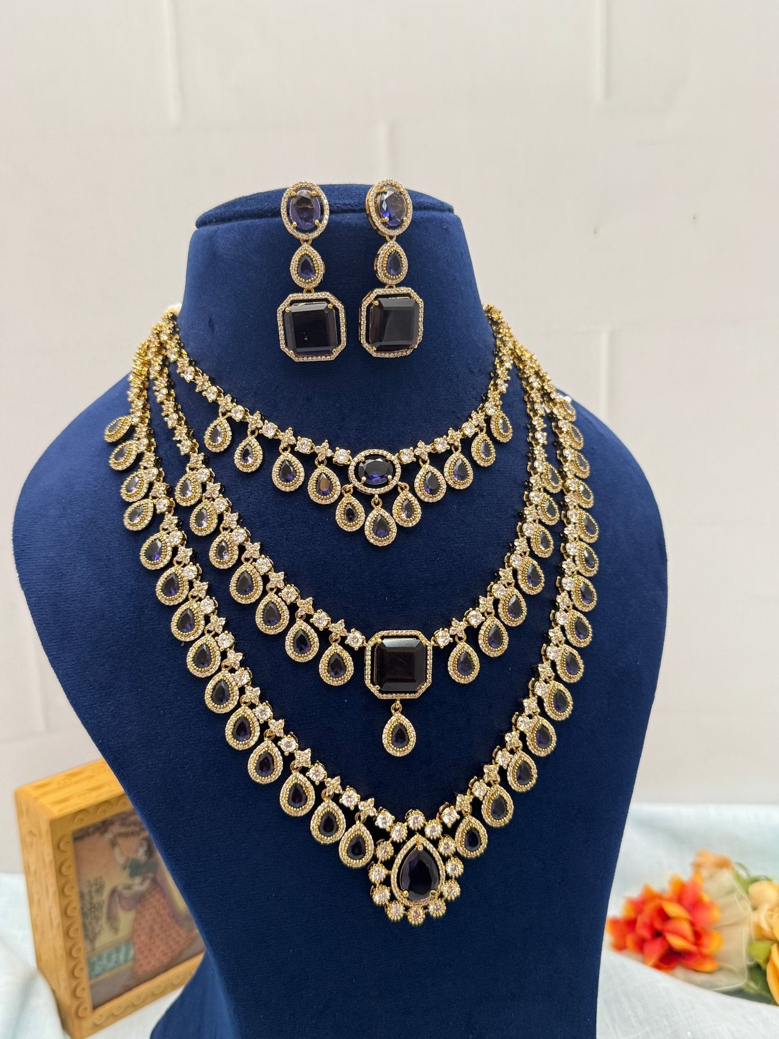 Luxurious Stone Necklace 436 - Mahilas