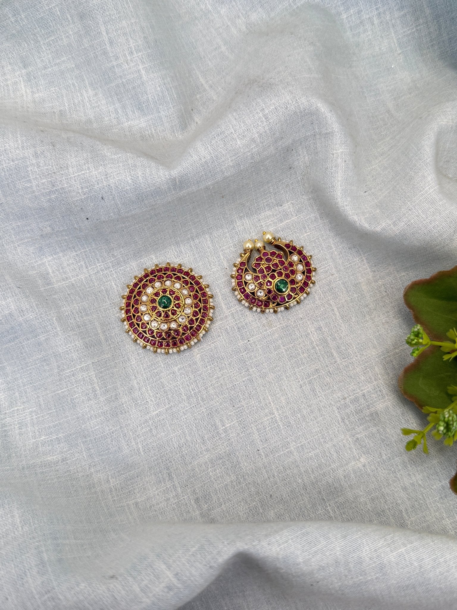 Luxurious Surya Chandra Antique Jadebille 476 - Mahilas