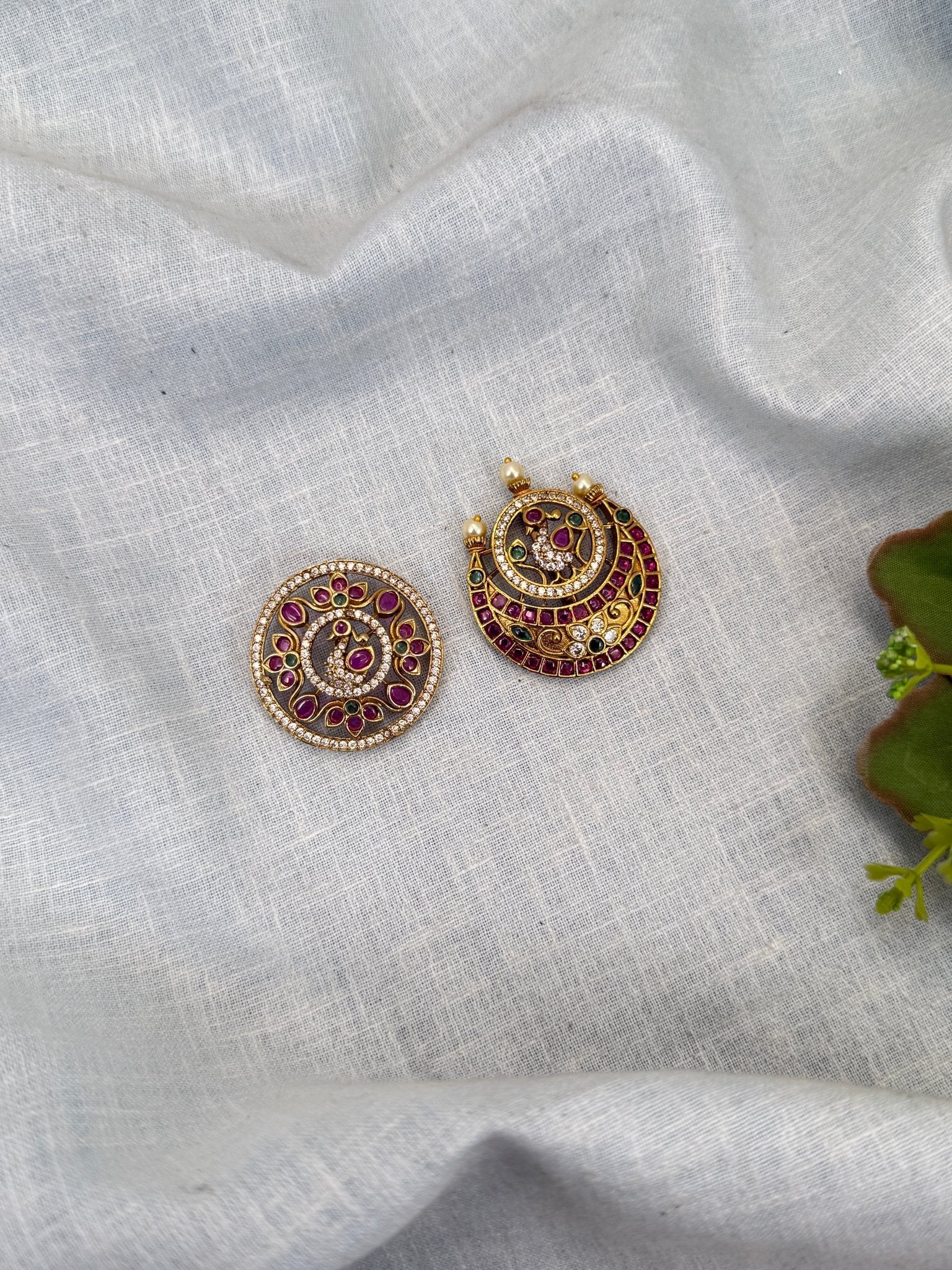 Luxurious Surya Chandra Antique Jadebille 477 - Mahilas