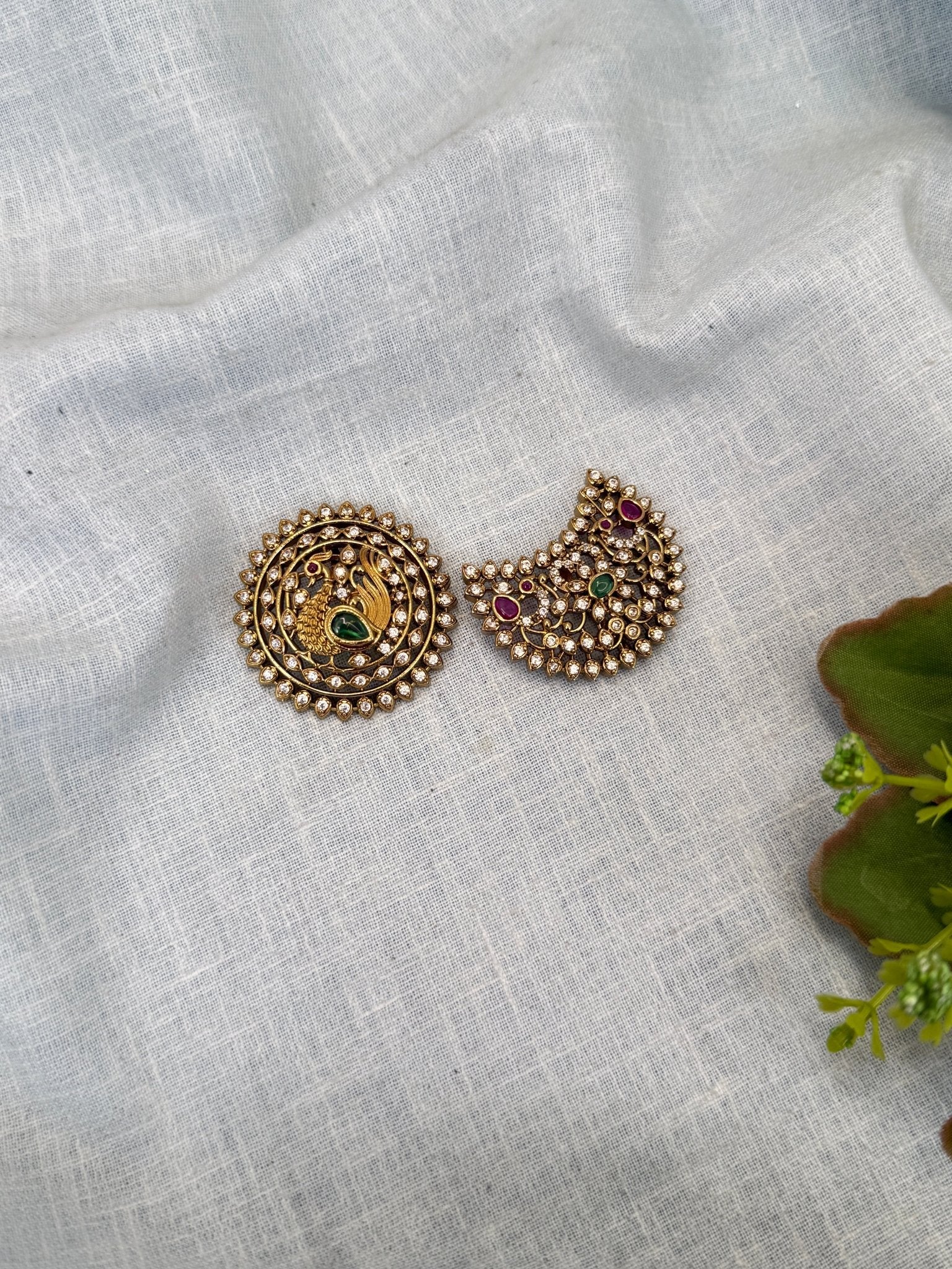 Luxurious Surya Chandra Antique Jadebille 478 - Mahilas