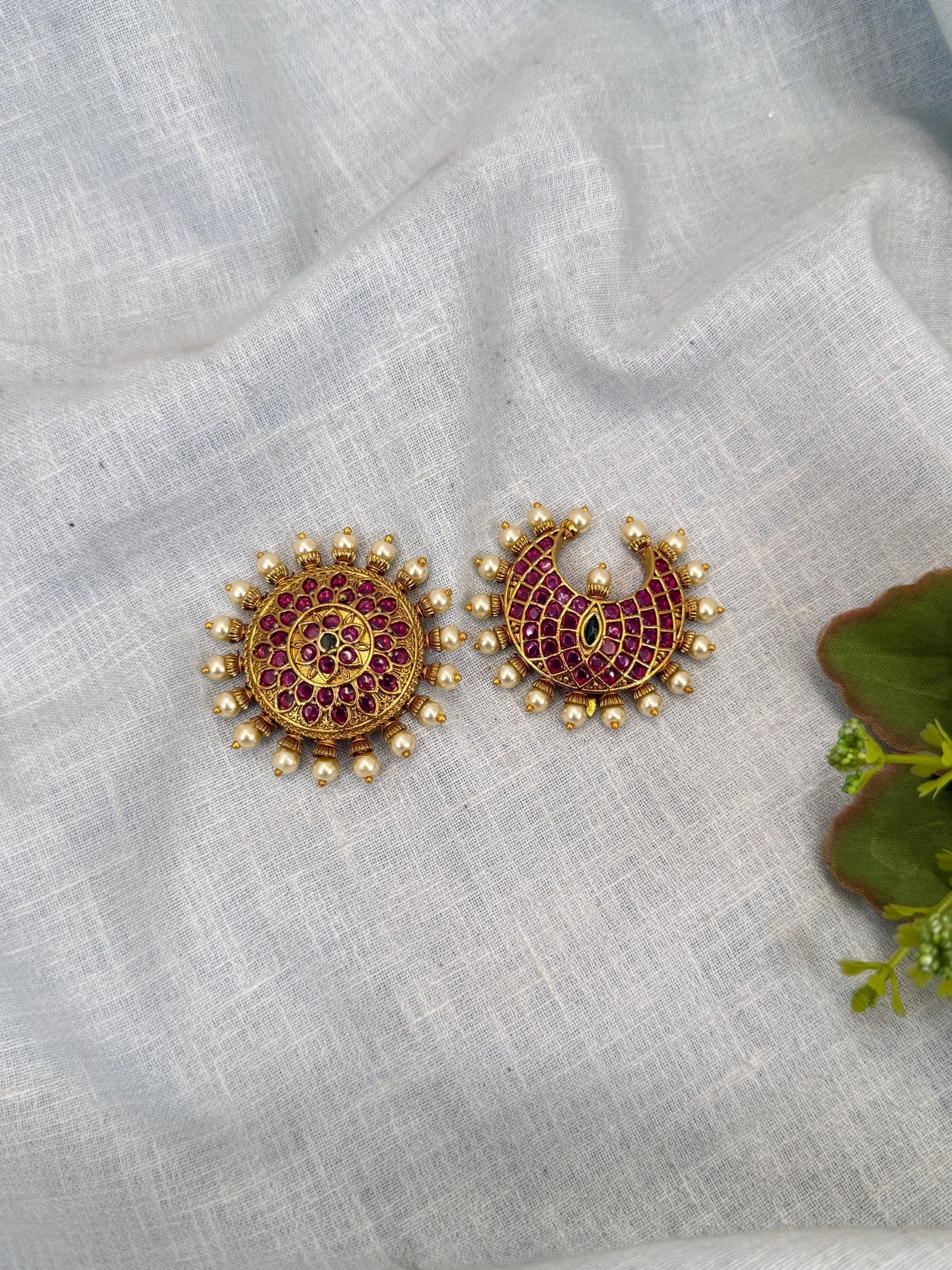 Luxurious Surya Chandra Antique Jadebille 479 - Mahilas