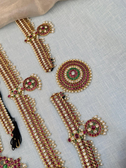Luxurious Temple Full Set Brass 021 - Mahilas