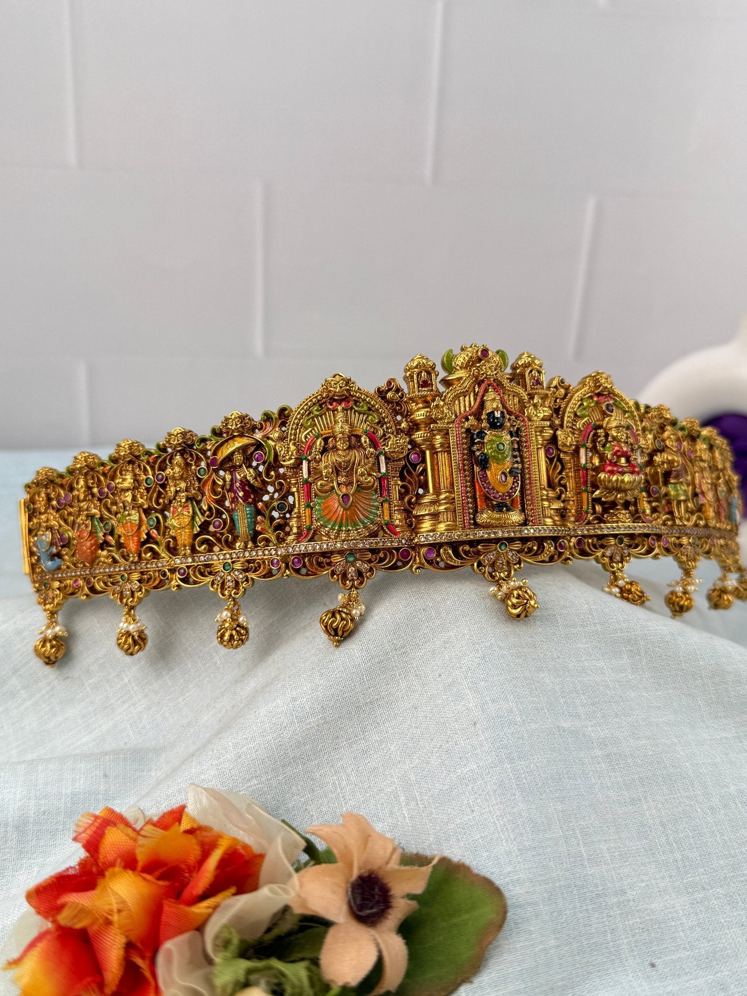 Luxurious Venkateshwara Vaddanam Kamarbandh 8057 - Mahilas