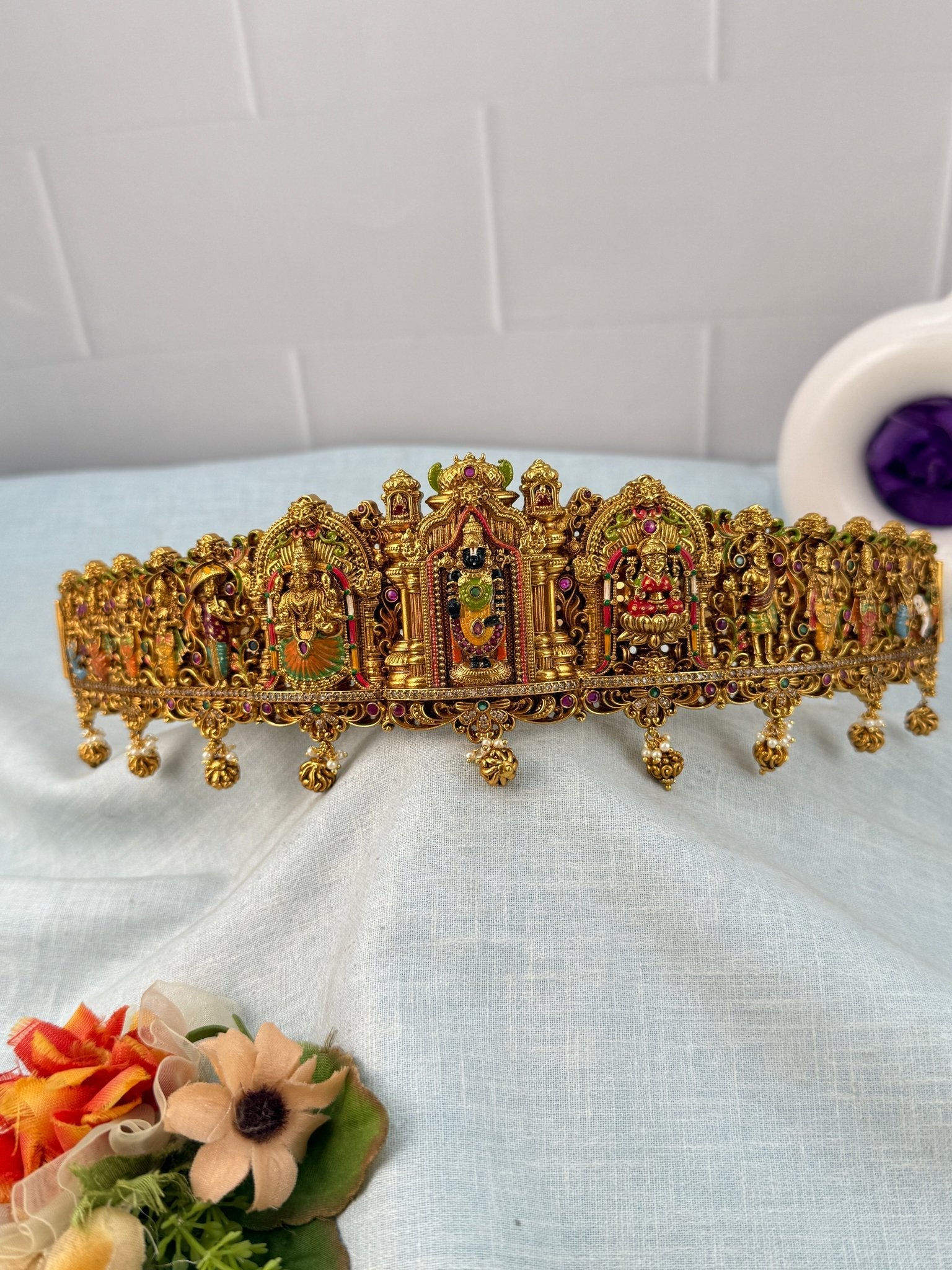 Luxurious Venkateshwara Vaddanam Kamarbandh 8057 - Mahilas