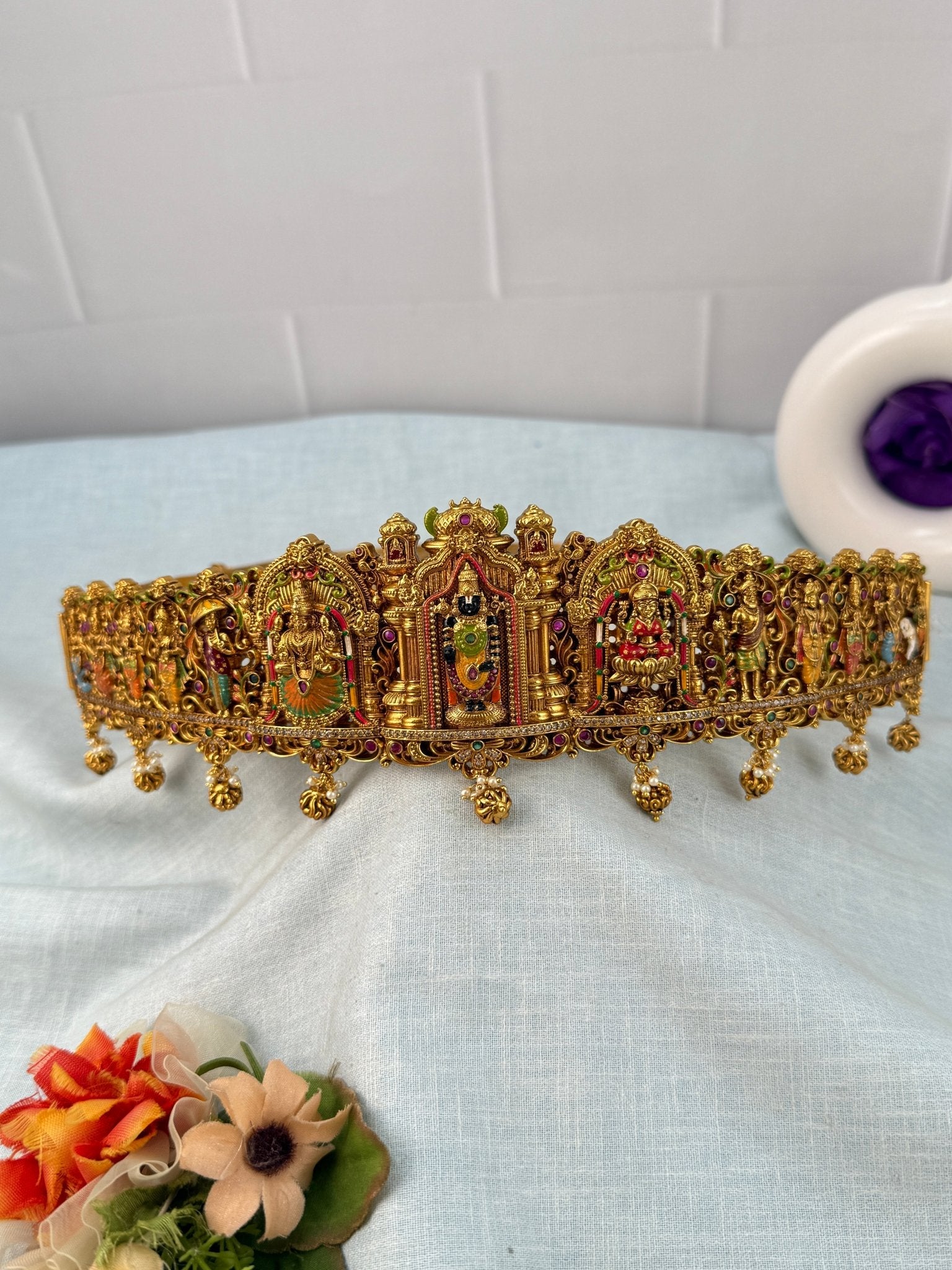 Luxurious Venkateshwara Vaddanam Kamarbandh 8057 - Mahilas