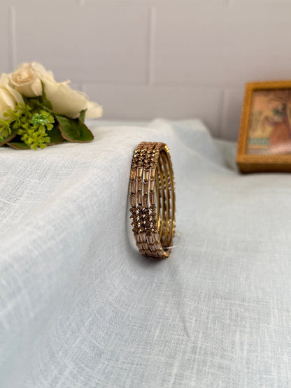 Luxurious Victorian Antique Stone Bangles 7005 - 10 Colors - Mahilas