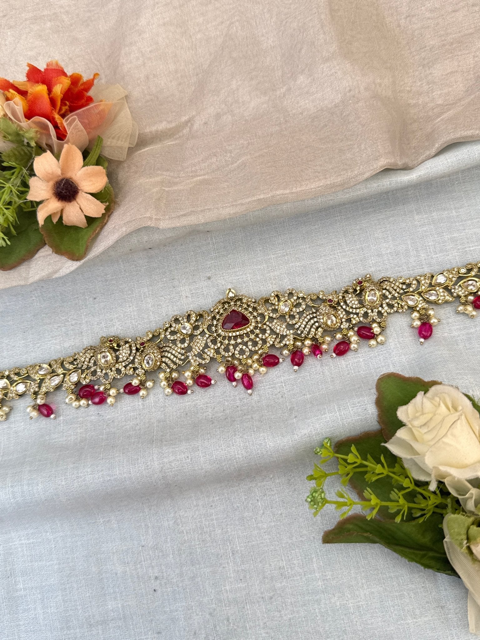 Luxurious Victorian Chain Style Kamarbandh Vaddanam 8101 - Mahilas