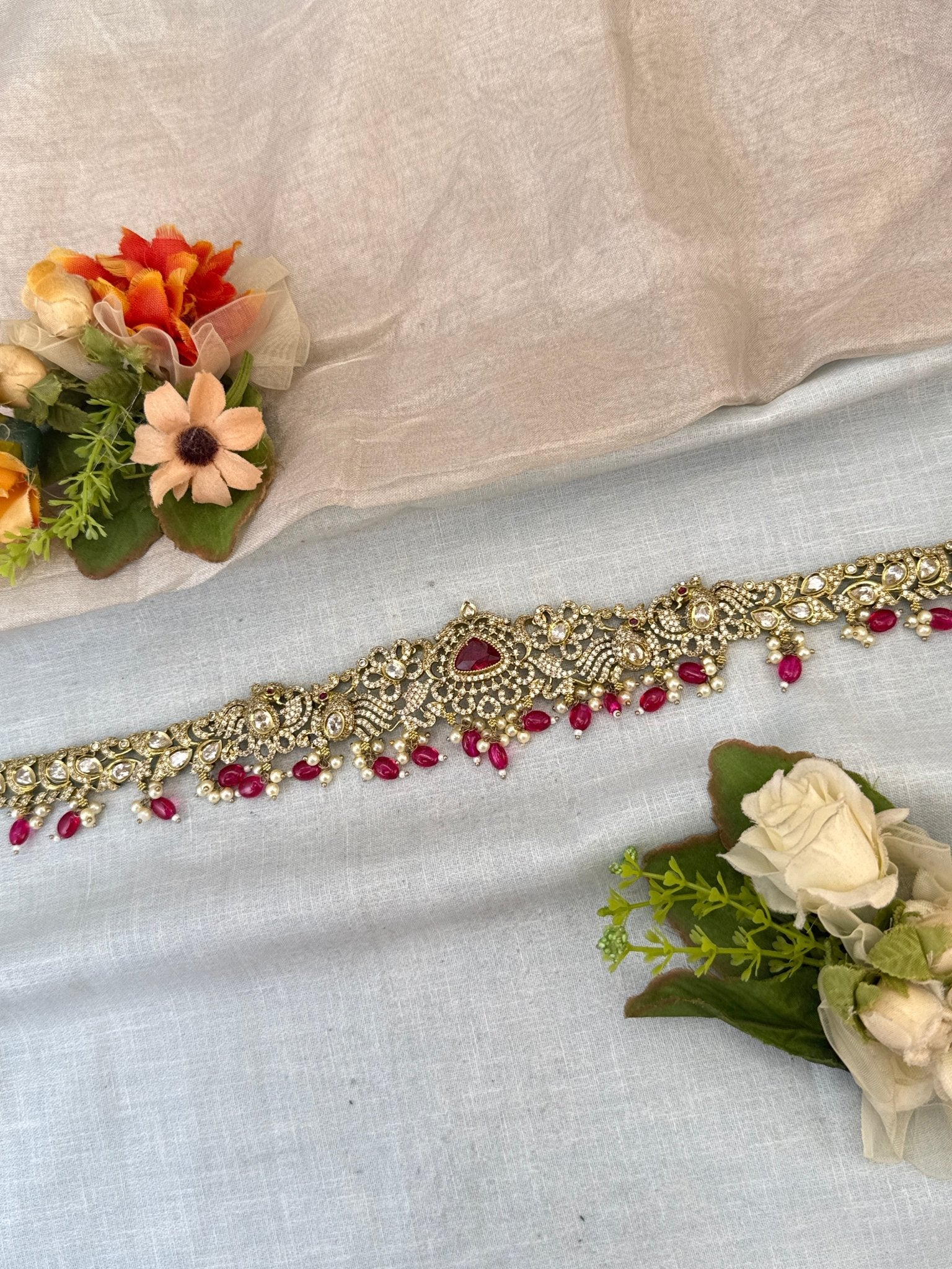 Luxurious Victorian Chain Style Kamarbandh Vaddanam 8101 - Mahilas