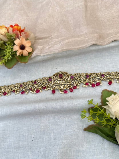 Luxurious Victorian Chain Style Kamarbandh Vaddanam 8106 - Mahilas