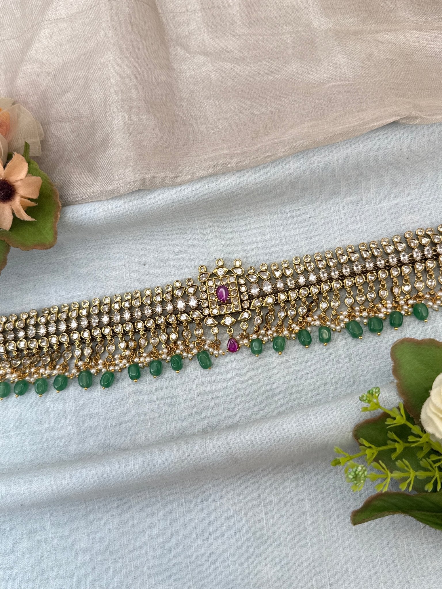 Luxurious Victorian Chain Vaddanam Kamarbandh 8071 - Mahilas