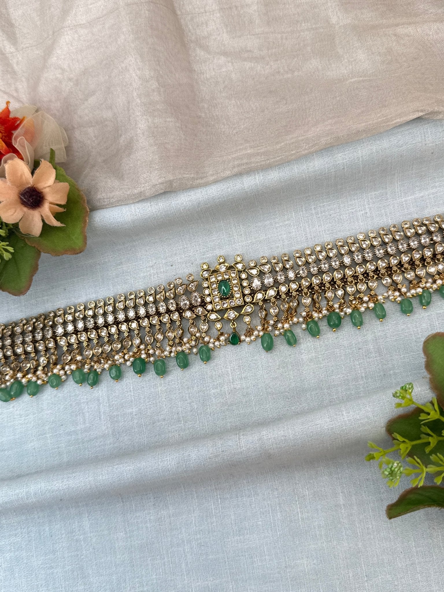 Luxurious Victorian Chain Vaddanam Kamarbandh 8072 - Mahilas