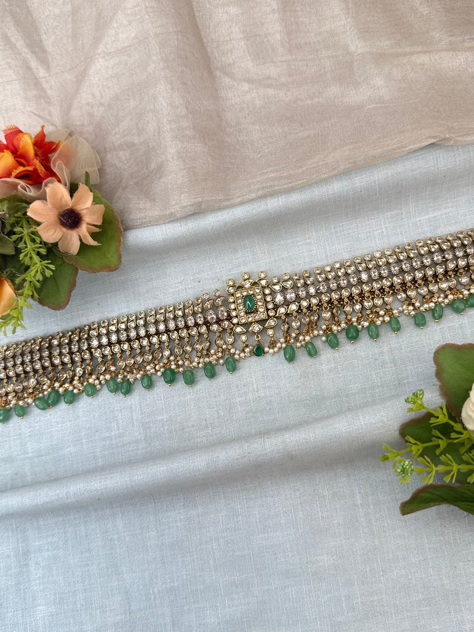 Luxurious Victorian Chain Vaddanam Kamarbandh 8072 - Mahilas