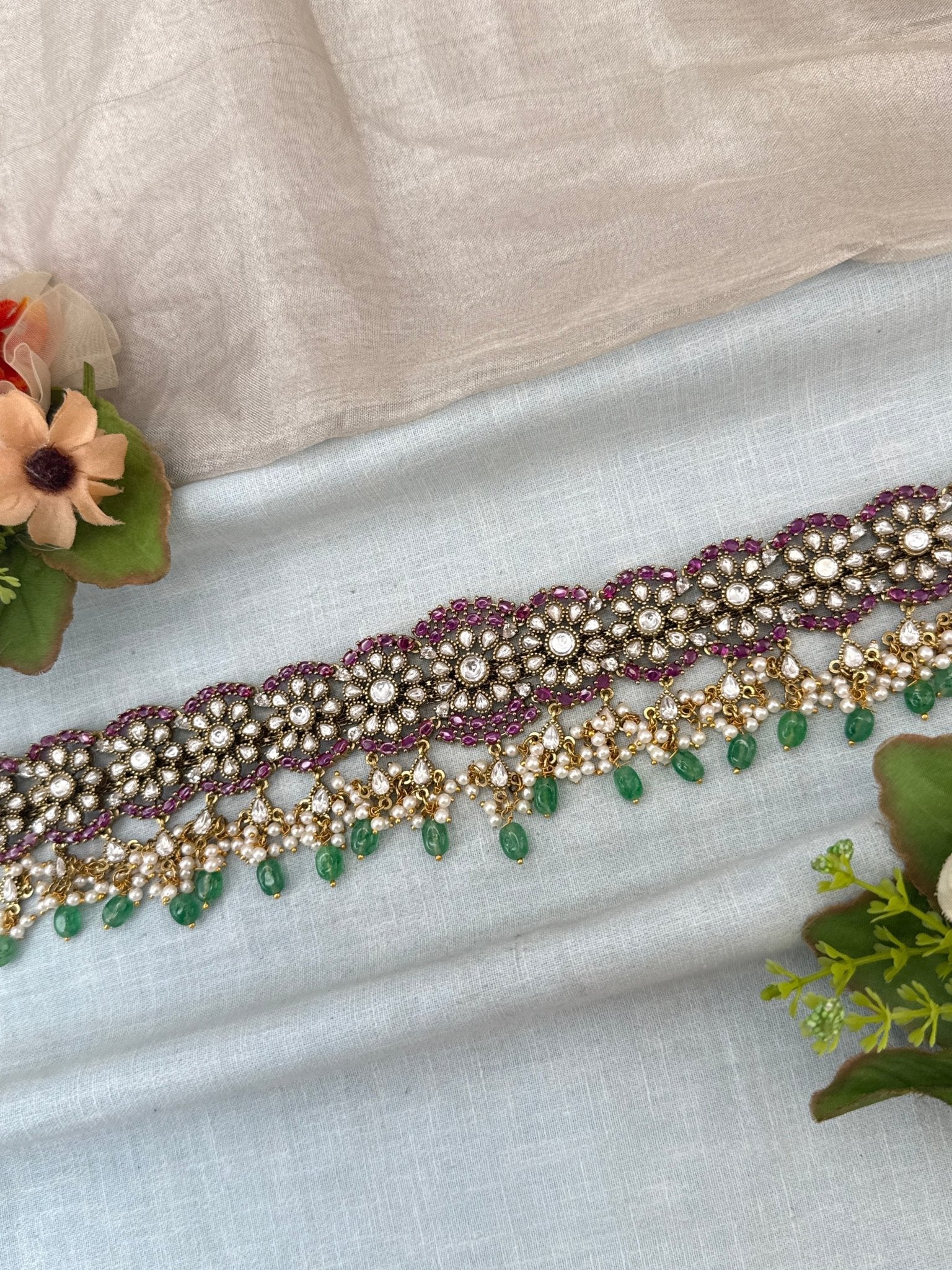 Luxurious Victorian Chain Vaddanam Kamarbandh 8073 - Mahilas
