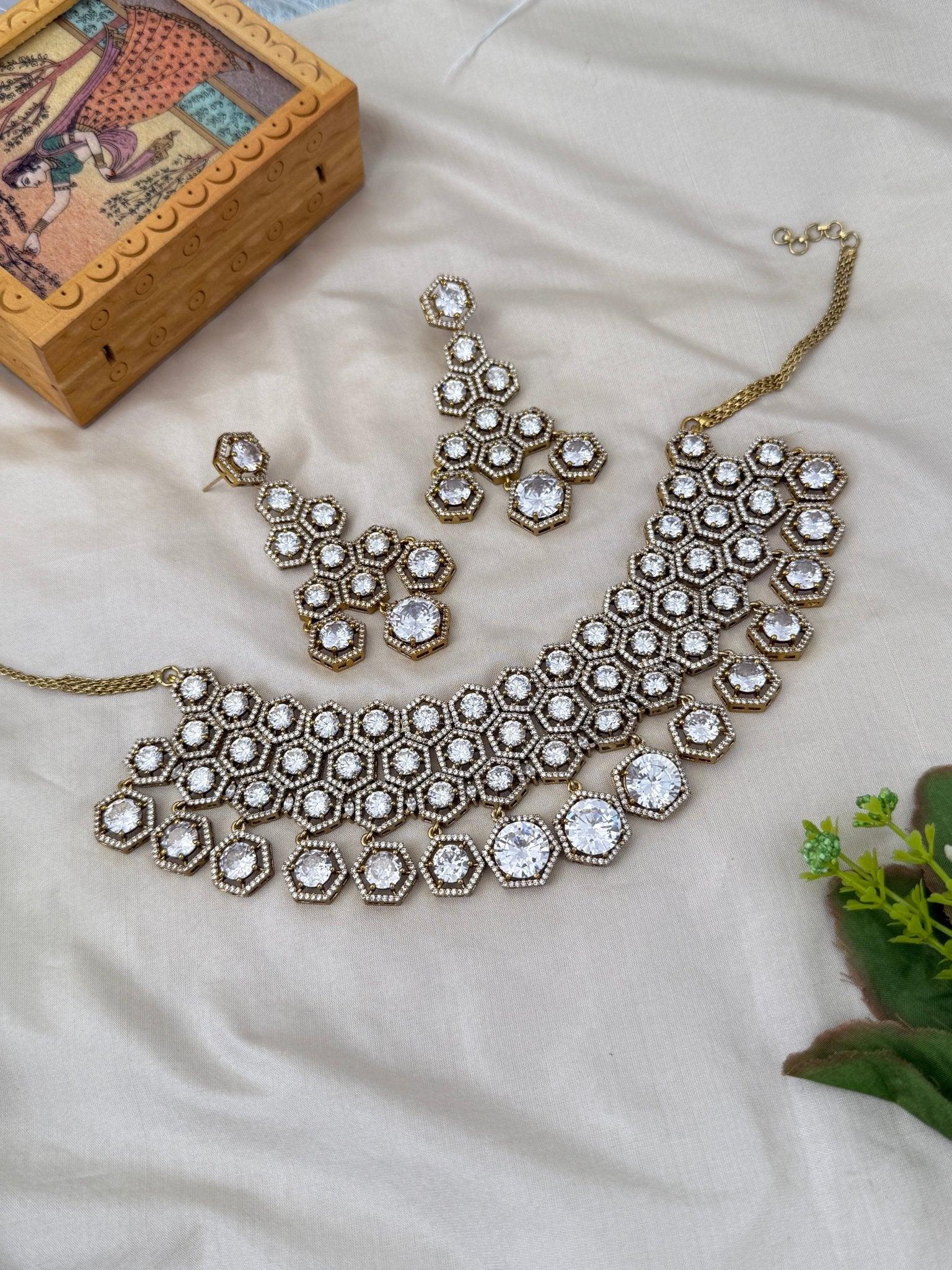 Luxurious Victorian Necklace Set 254 - Mahilas