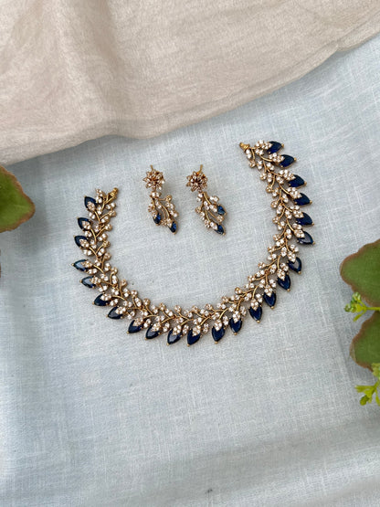 Luxurious Victorian Statement Short Necklace Set 705 - Mahilas