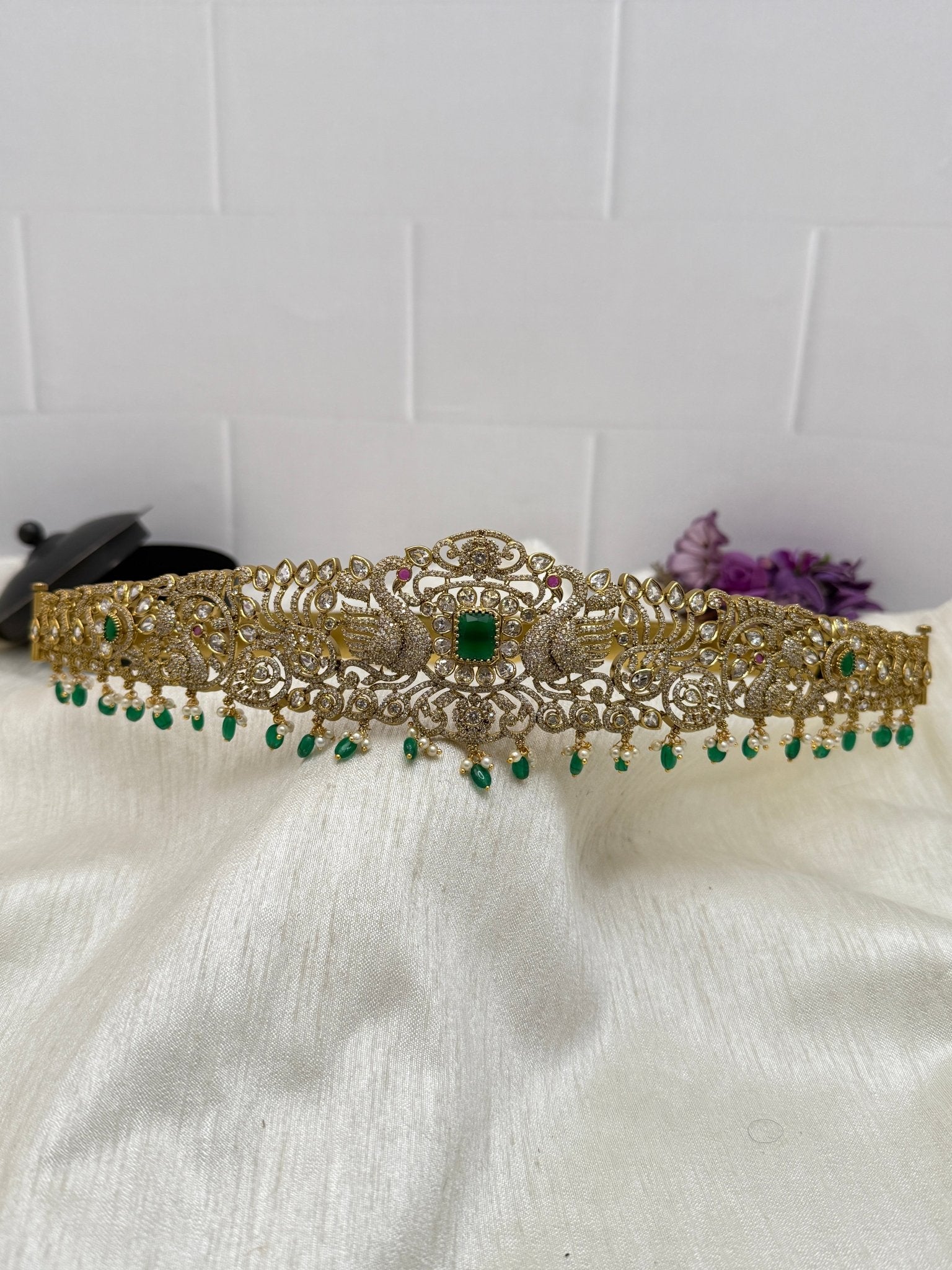 Luxurious Victorian Vaddanam Kamarbandh 6924 - Mahilas