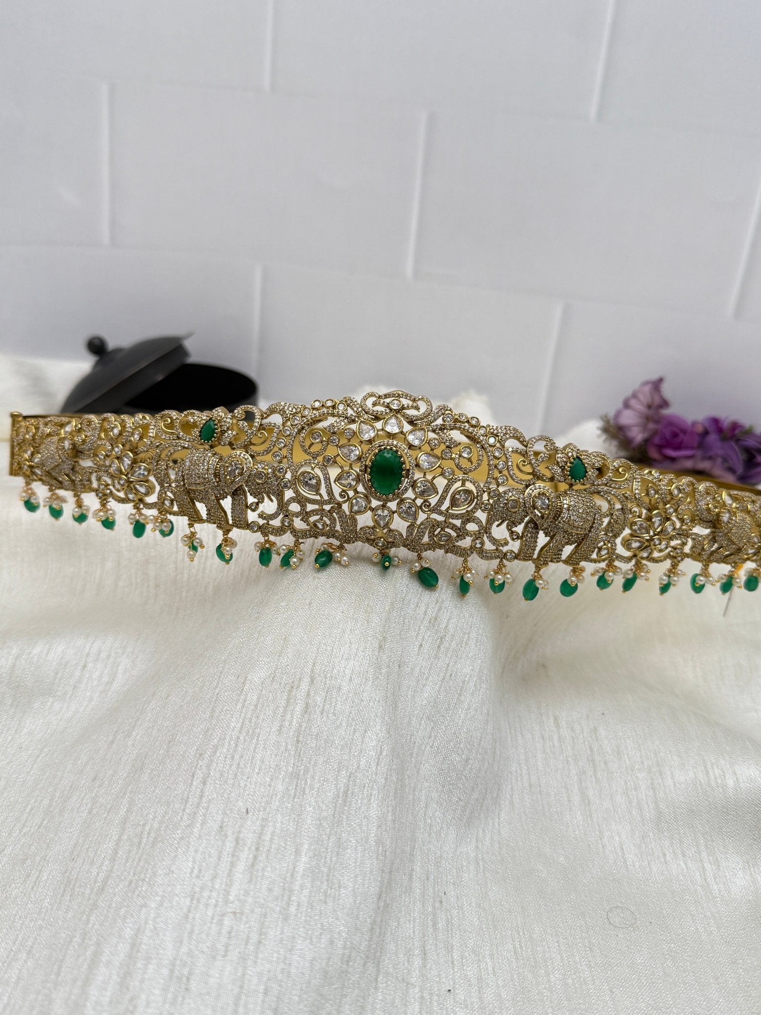 Luxurious Victorian Vaddanam Kamarbandh 6926 - Mahilas