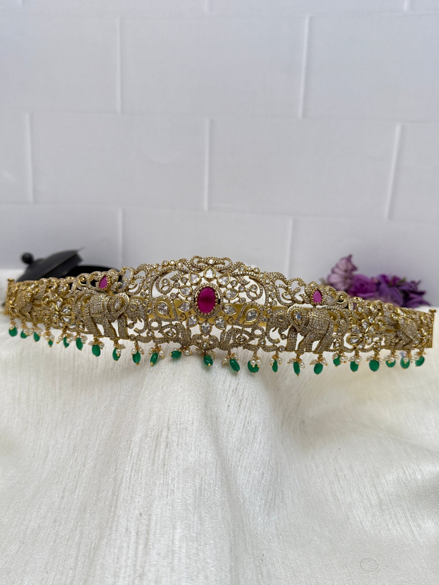 Luxurious Victorian Vaddanam Kamarbandh 6927 - Mahilas