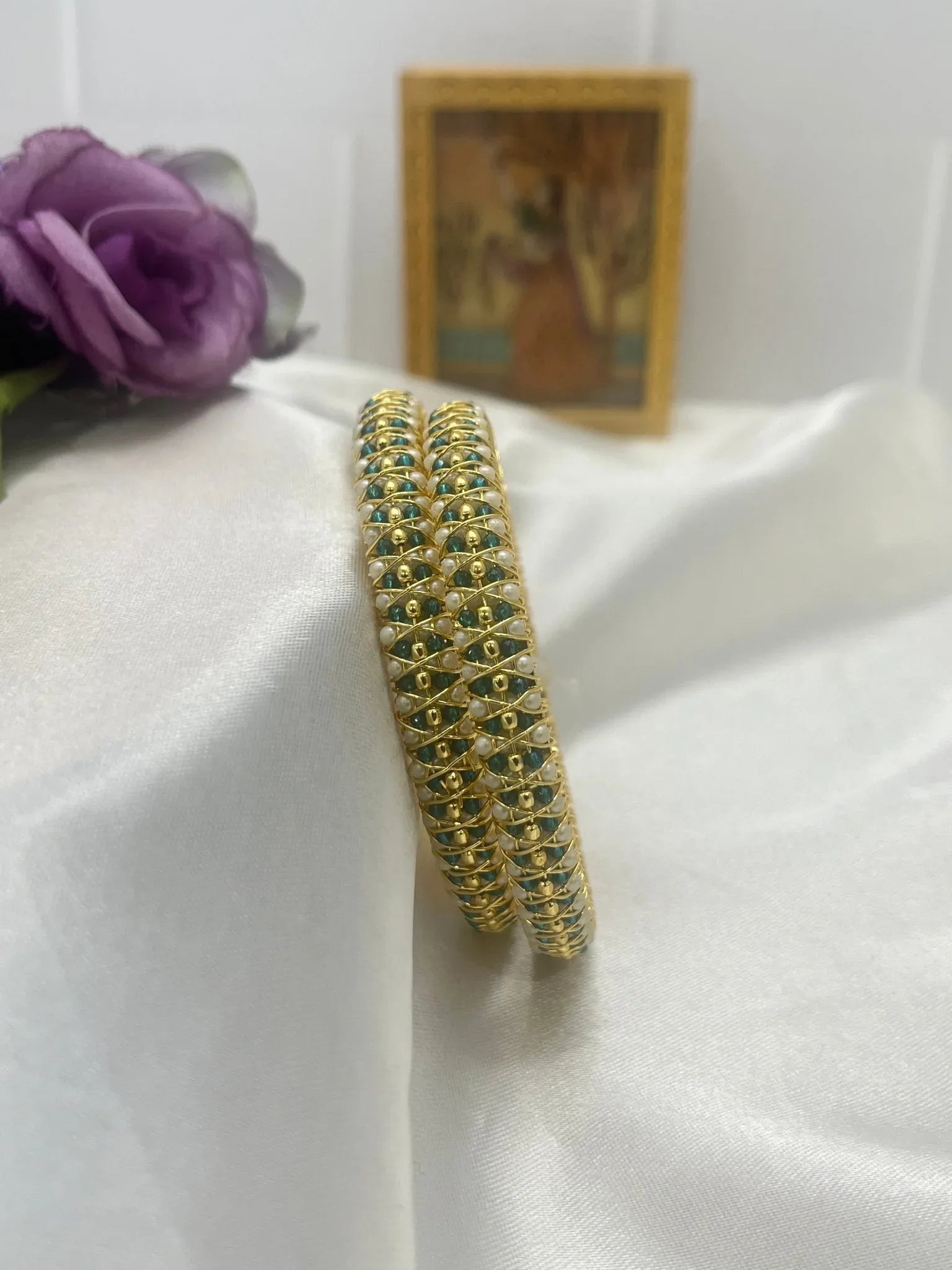 Pearl Bangles Set 008 - Mahilas