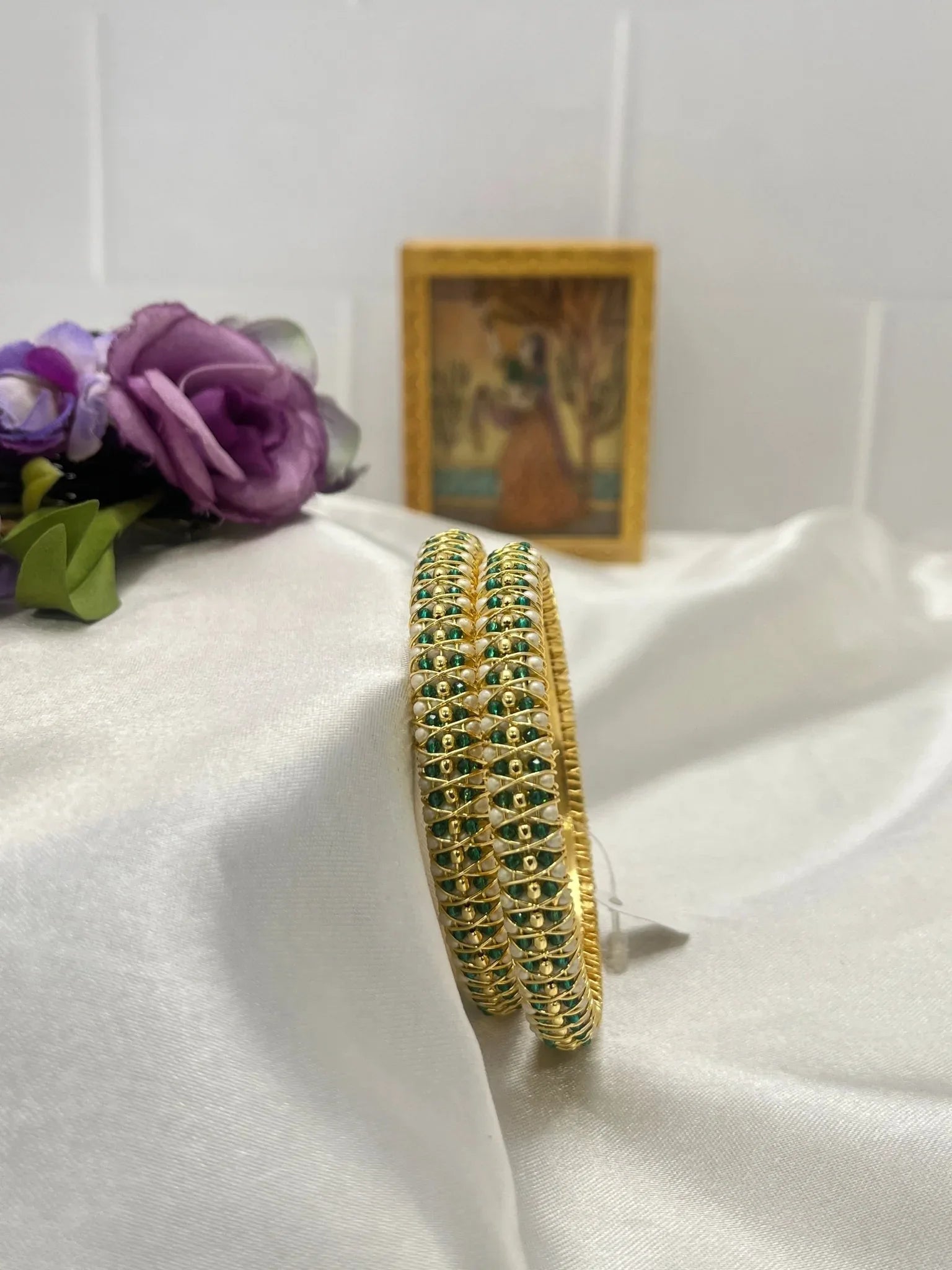 Pearl Bangles Set 010 - Mahilas