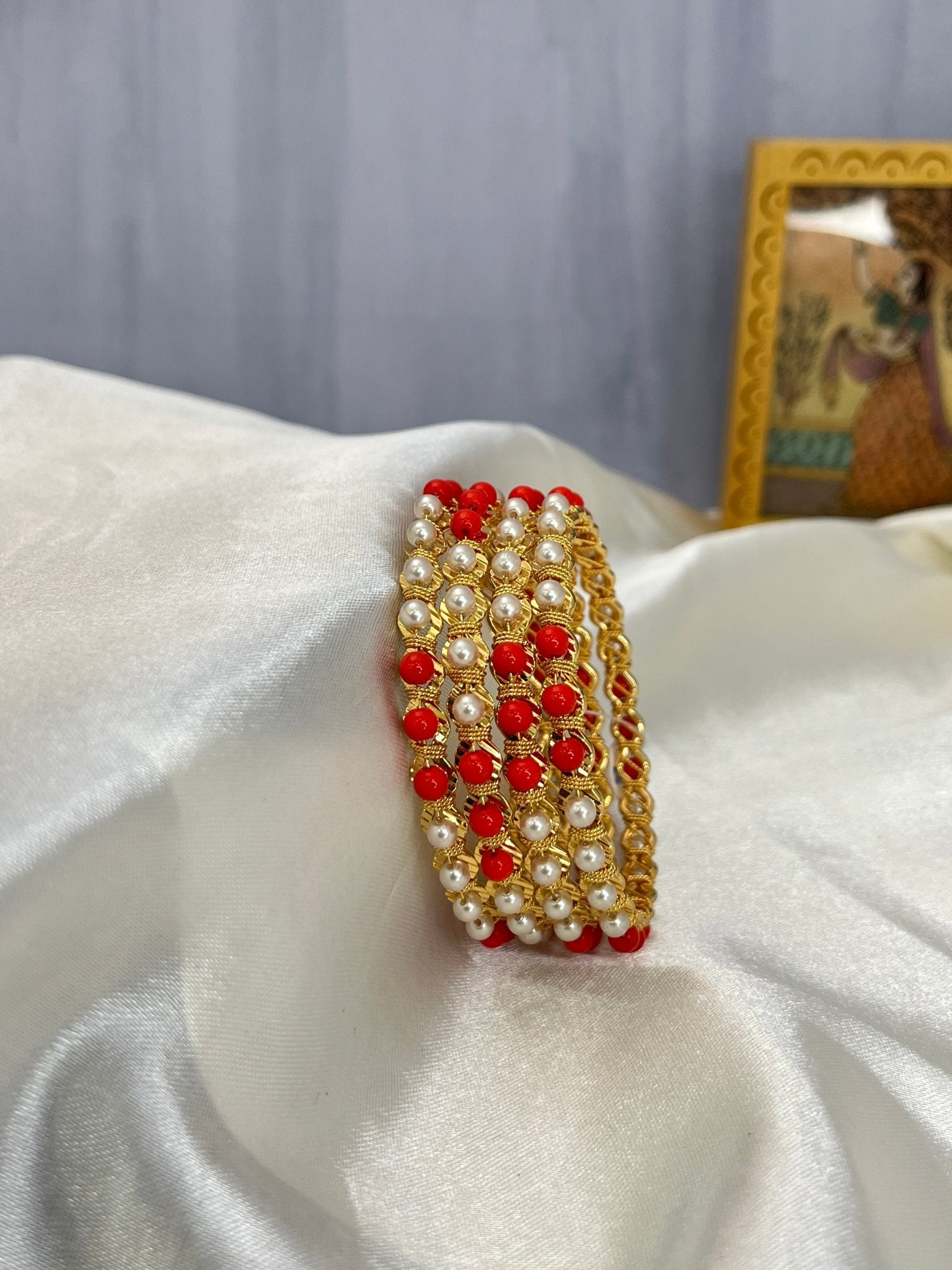 Pearl Stone Bangle 0003 - Mahilas