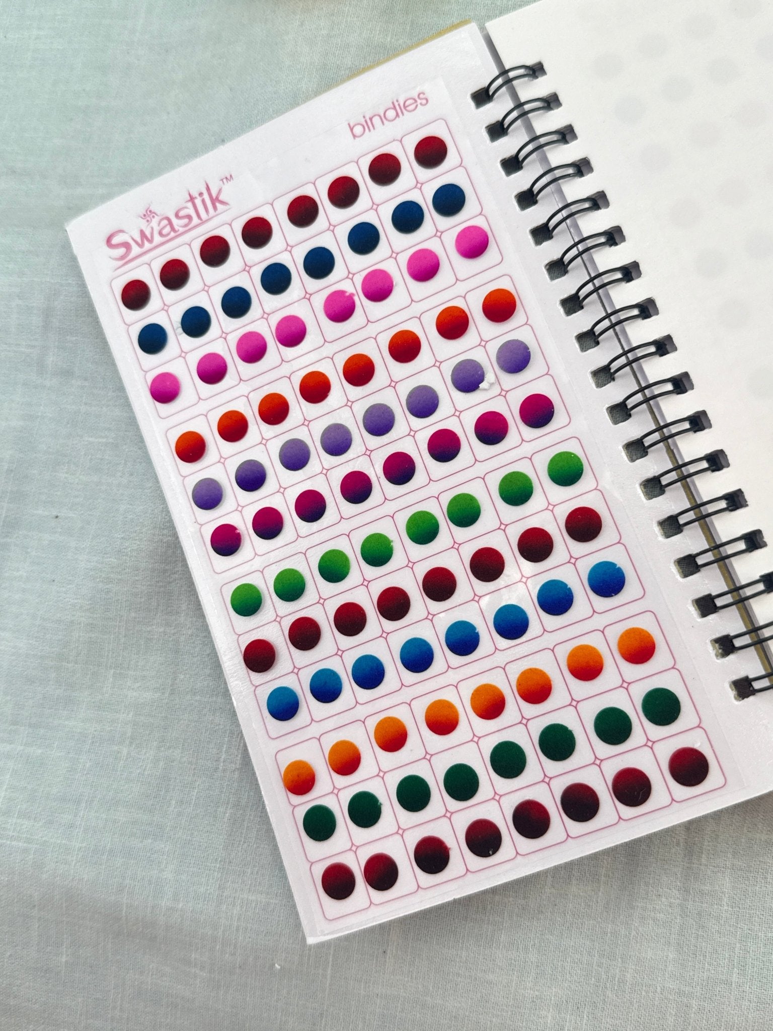 Premium Bindi Book Shaded Multi Size & Color 59 - Mahilas