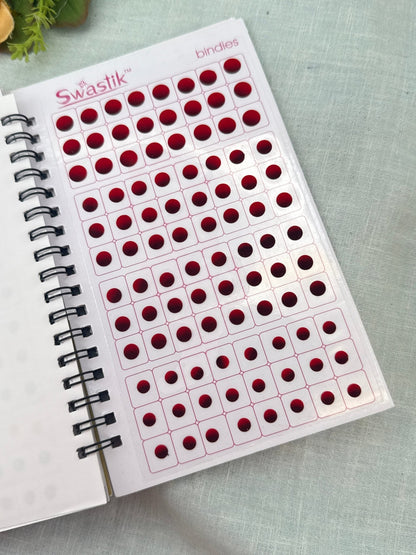 Premium Bindi Book Shaded Multi Size & Color 59 - Mahilas