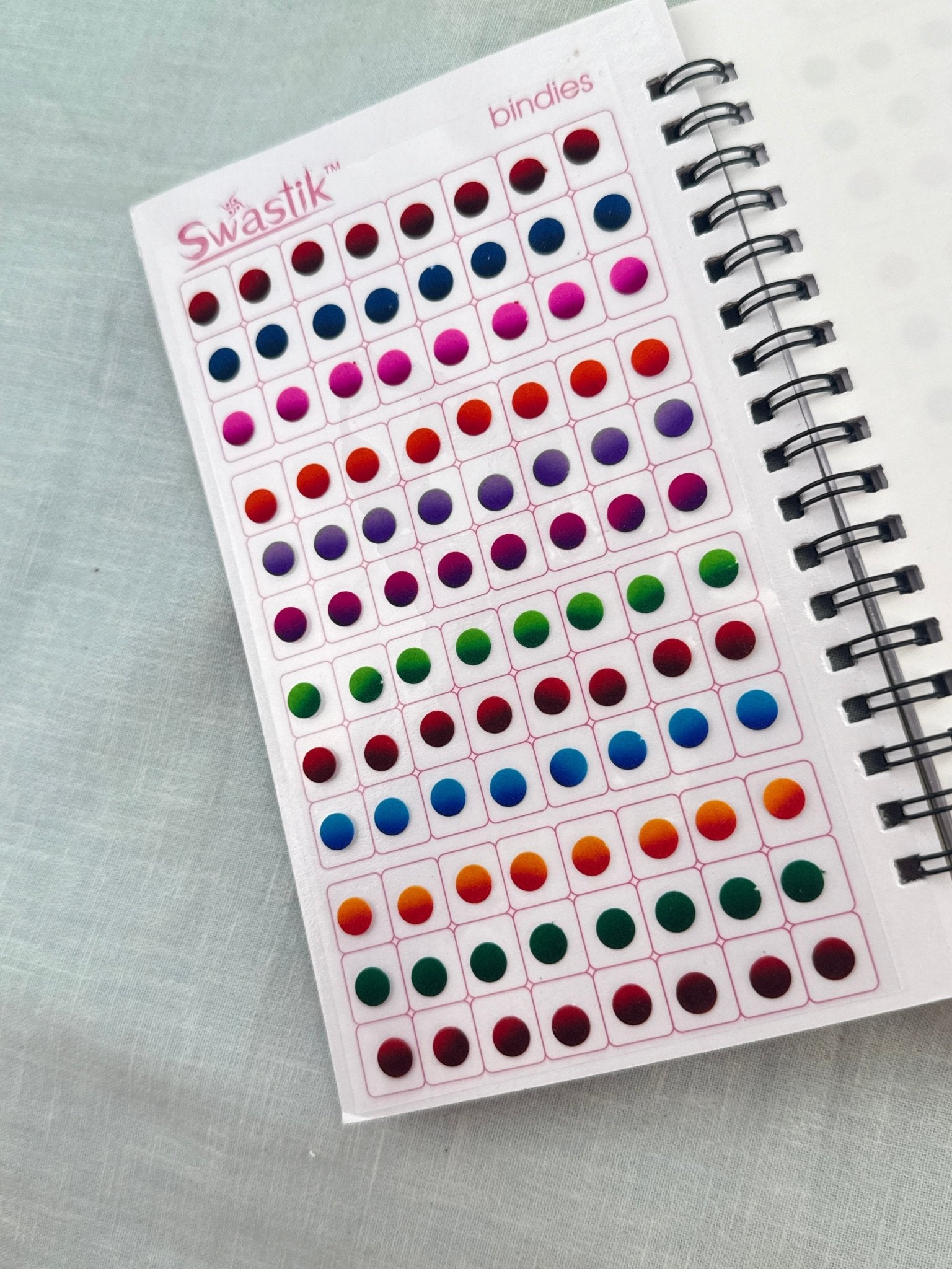 Premium Bindi Book Shaded Multi Size & Color 59 - Mahilas