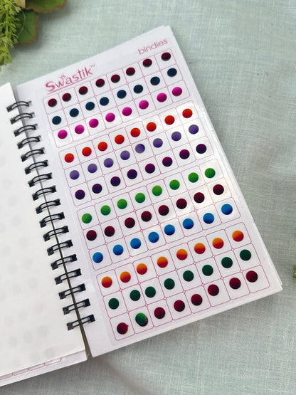 Premium Bindi Book Shaded Multi Size & Color 59 - Mahilas