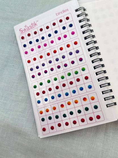 Premium Bindi Book Shaded Multi Size & Color 59 - Mahilas