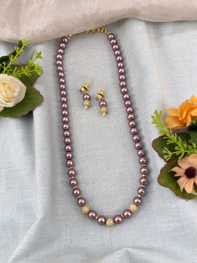 Premium Layer Pearl Mala Necklace | N0360 - Mahilas