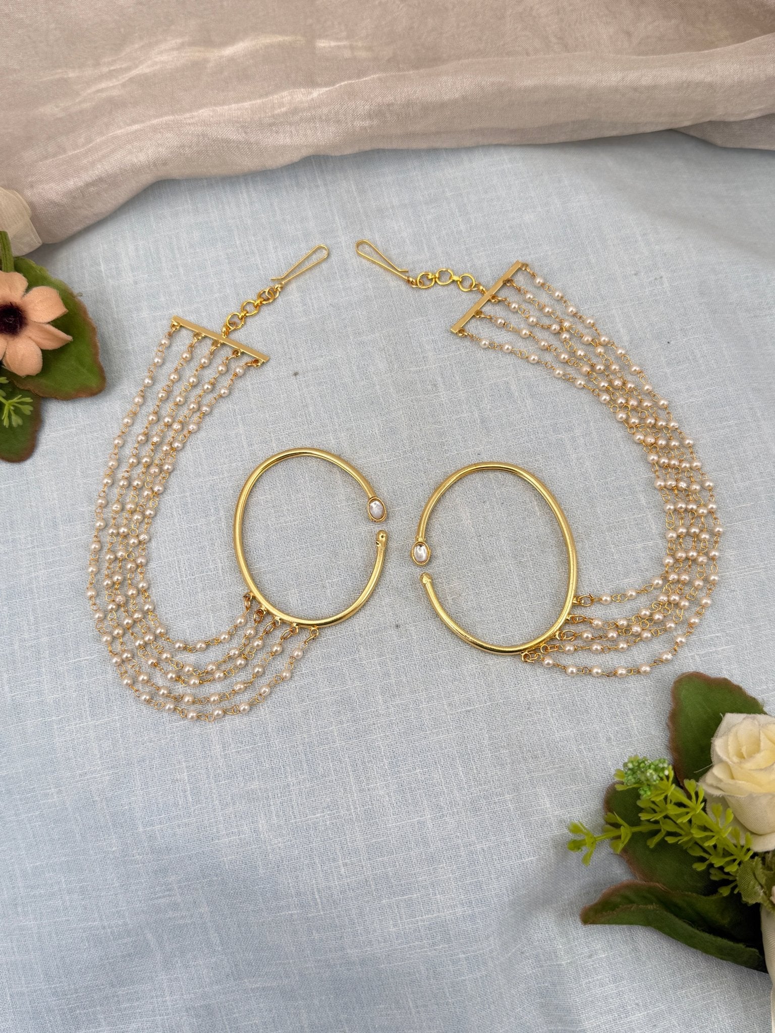 Royal Antique 5 Layer Maatal Earchain 357 - Mahilas