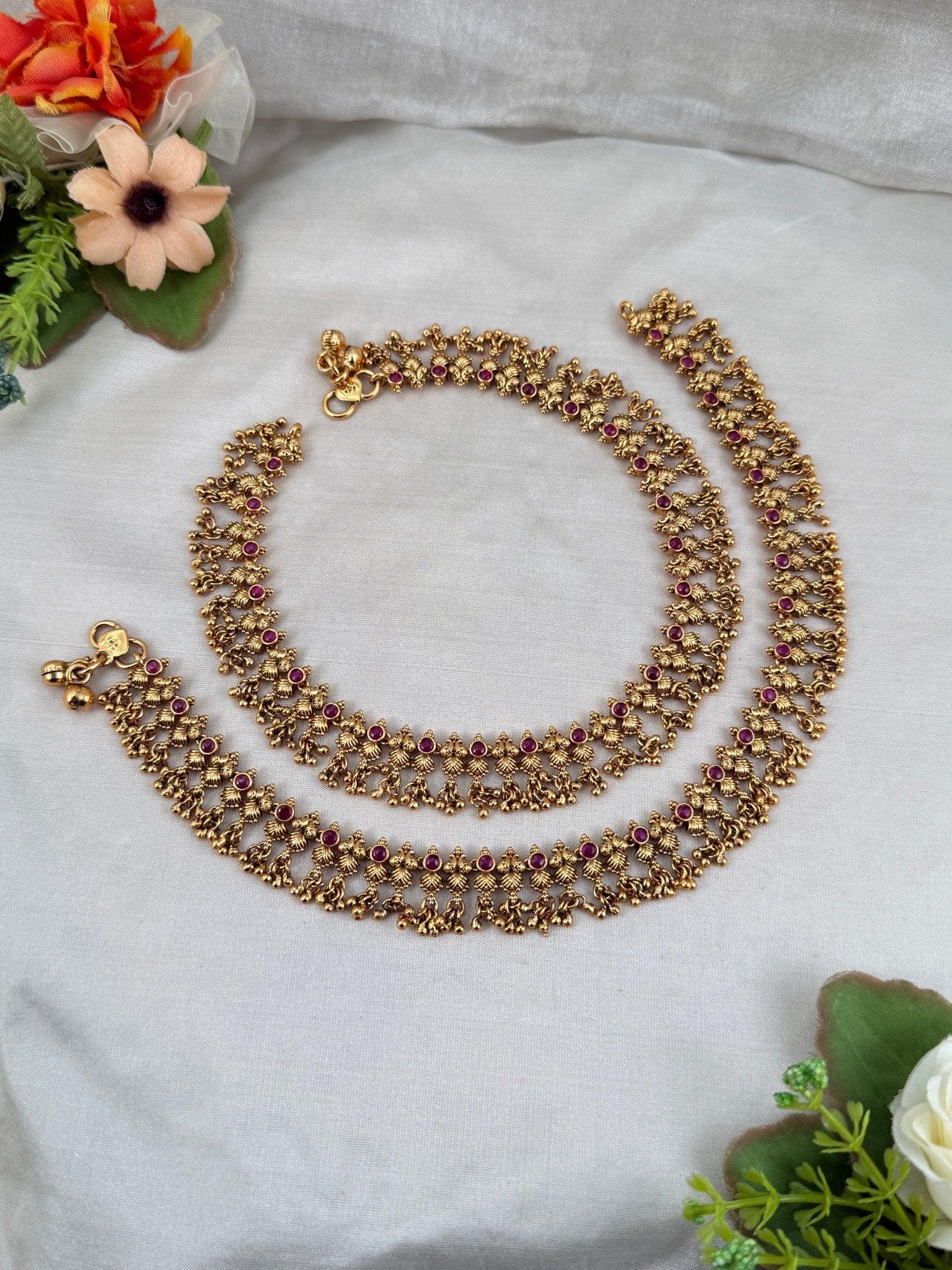 Royal Antique Anklet Payal 0189 - Mahilas