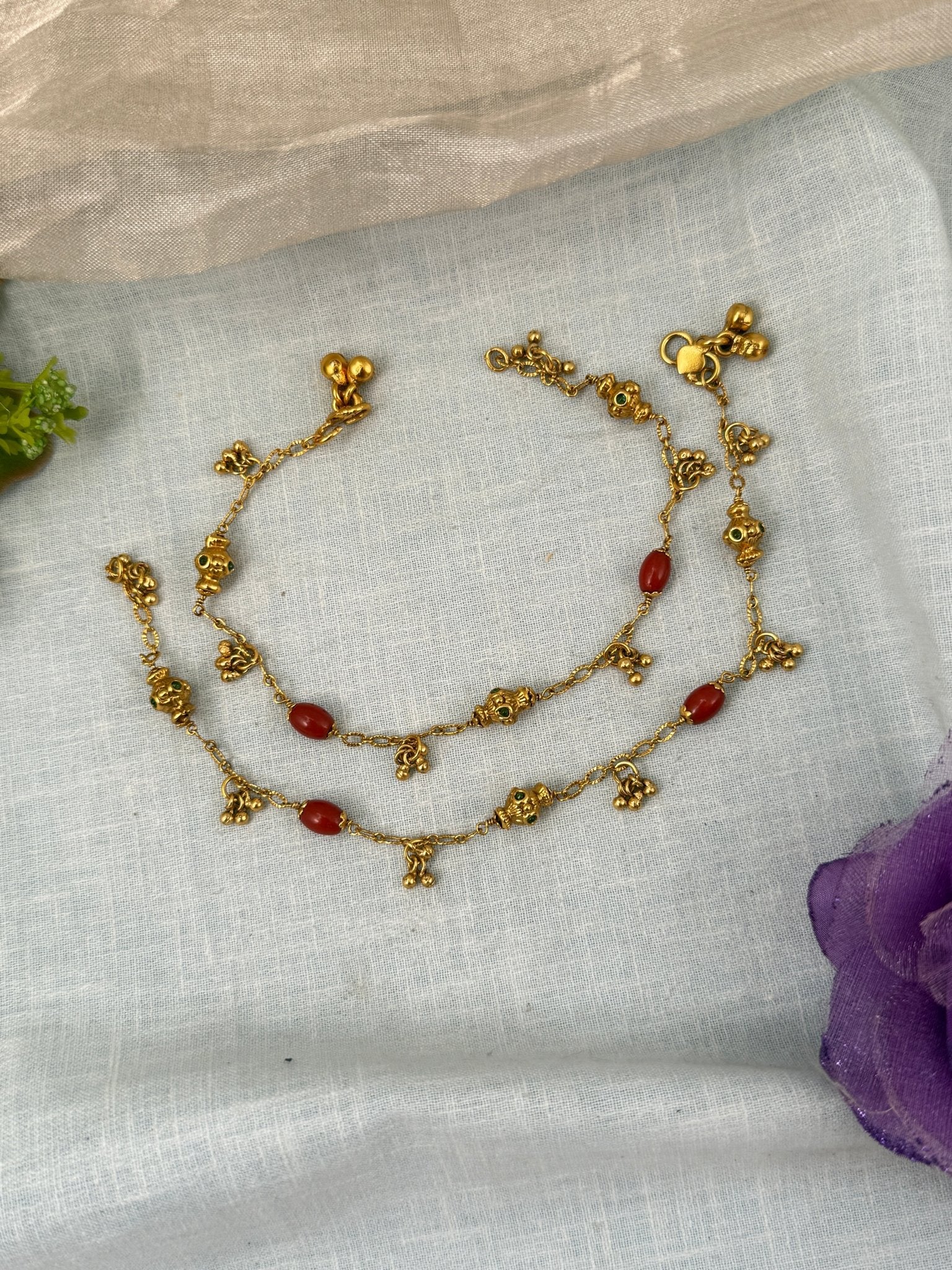Royal Antique Anklet Payal 0289 - Mahilas