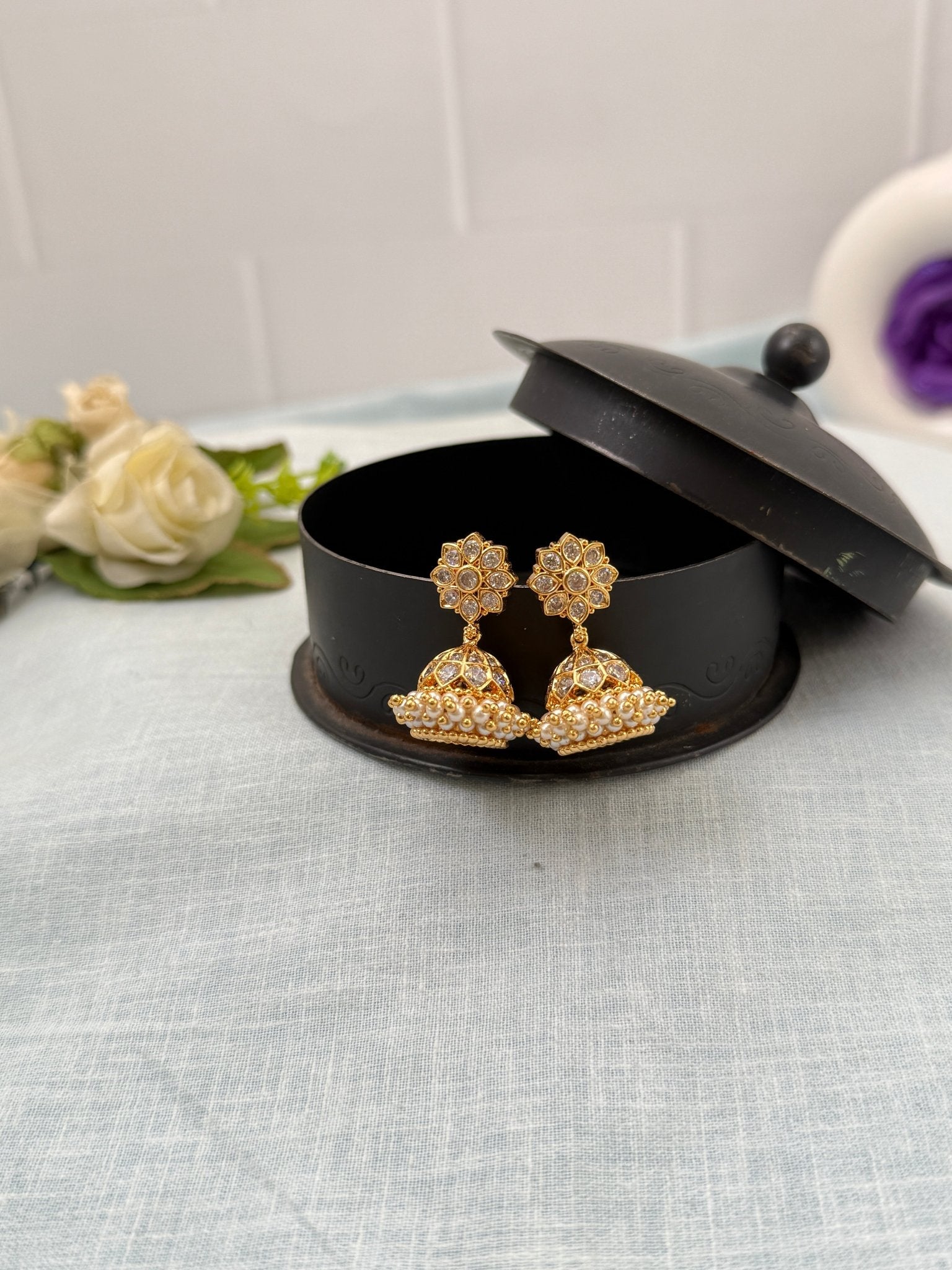 Royal Antique Bellimoda Jhumka Earrings 0947 - Mahilas