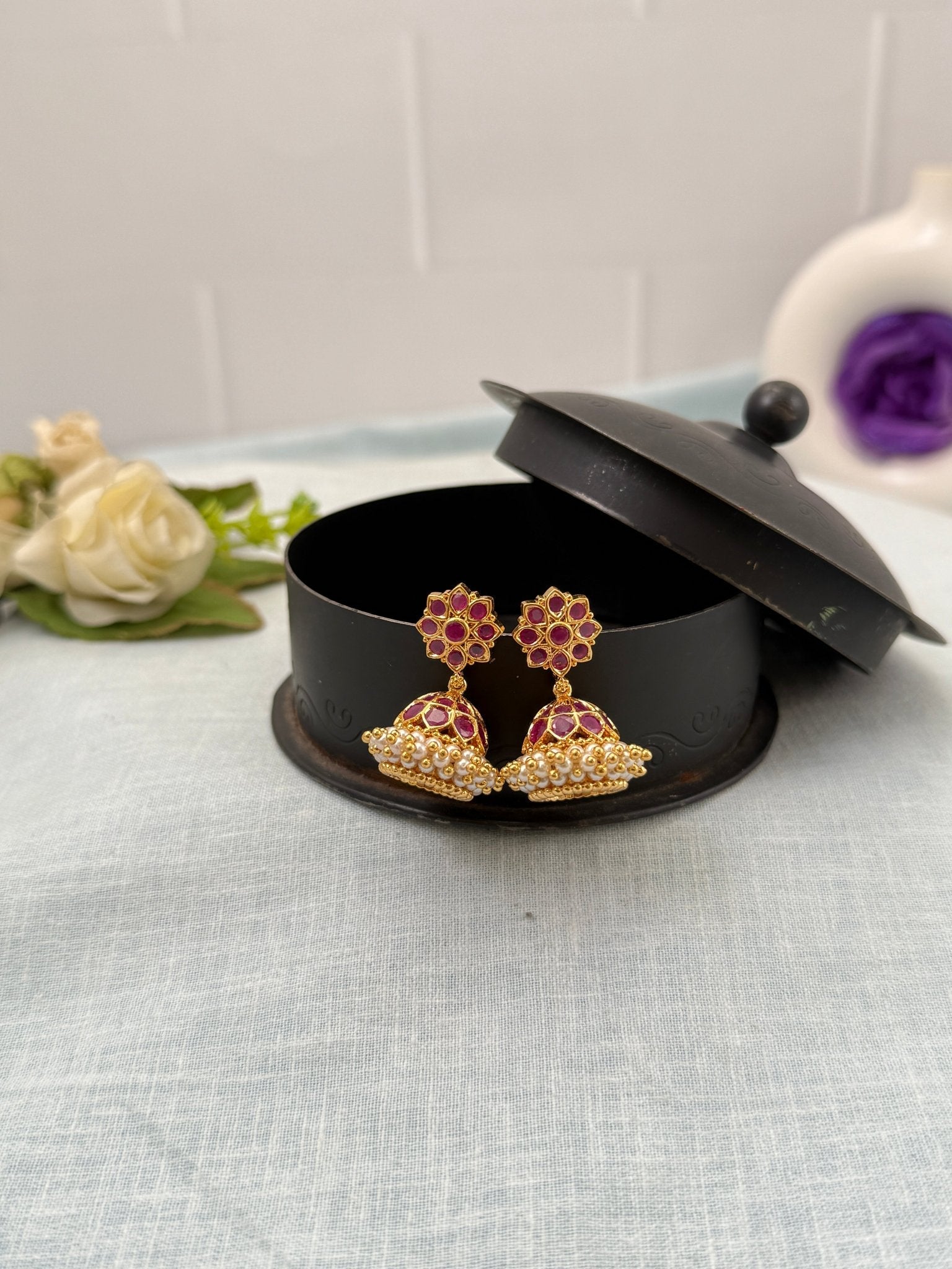 Royal Antique Bellimoda Jhumka Earrings 0949 - Mahilas