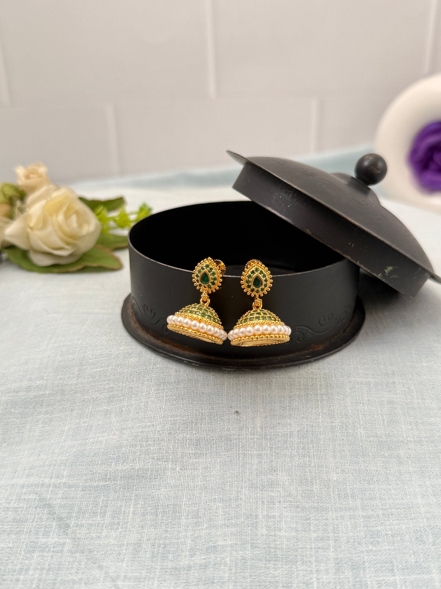 Royal Antique Bellimoda Jhumka Earrings 0951 - Mahilas
