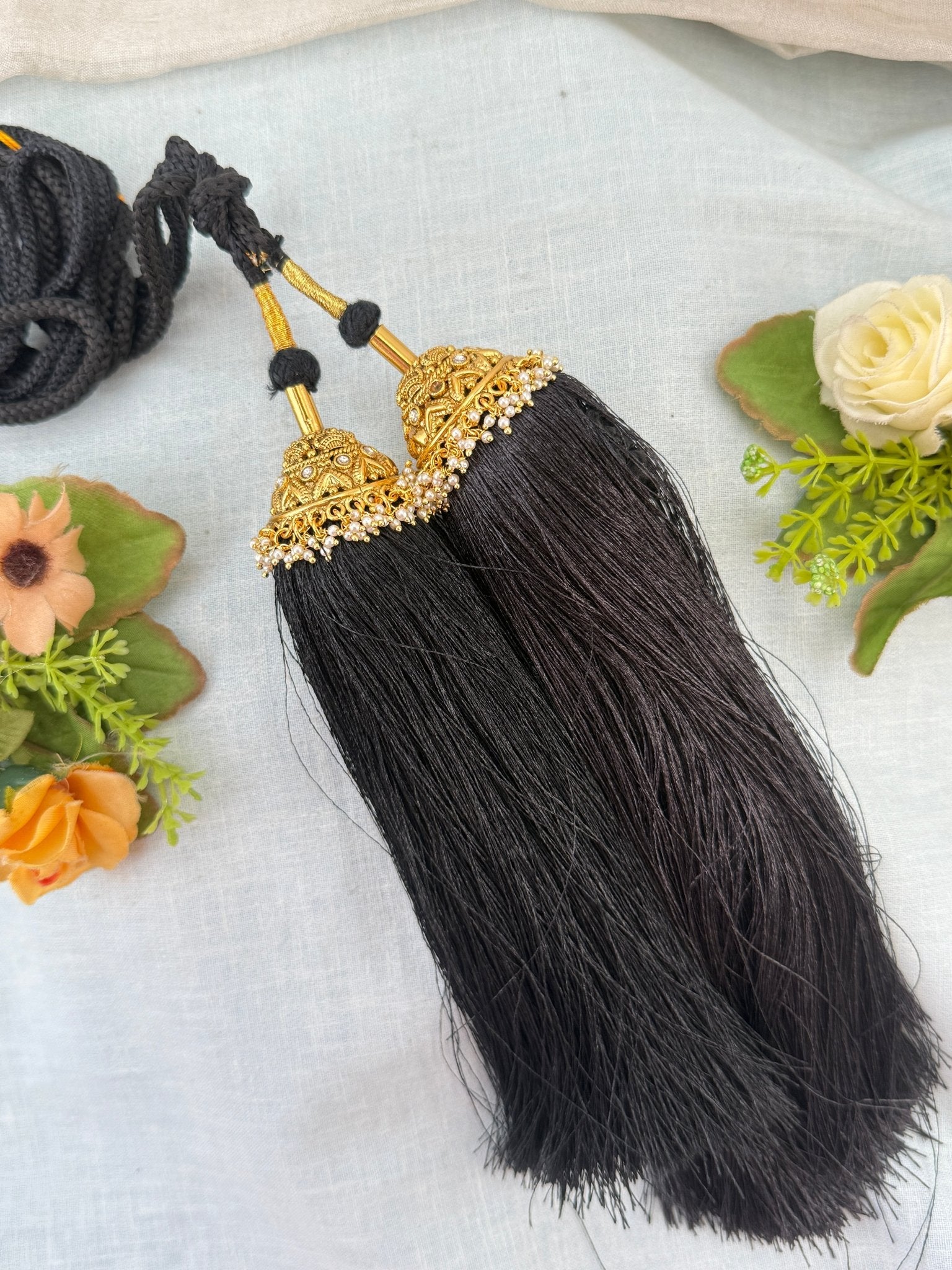 Royal Antique Bridal Jadai Kuchu Kunjalam 89 - Mahilas