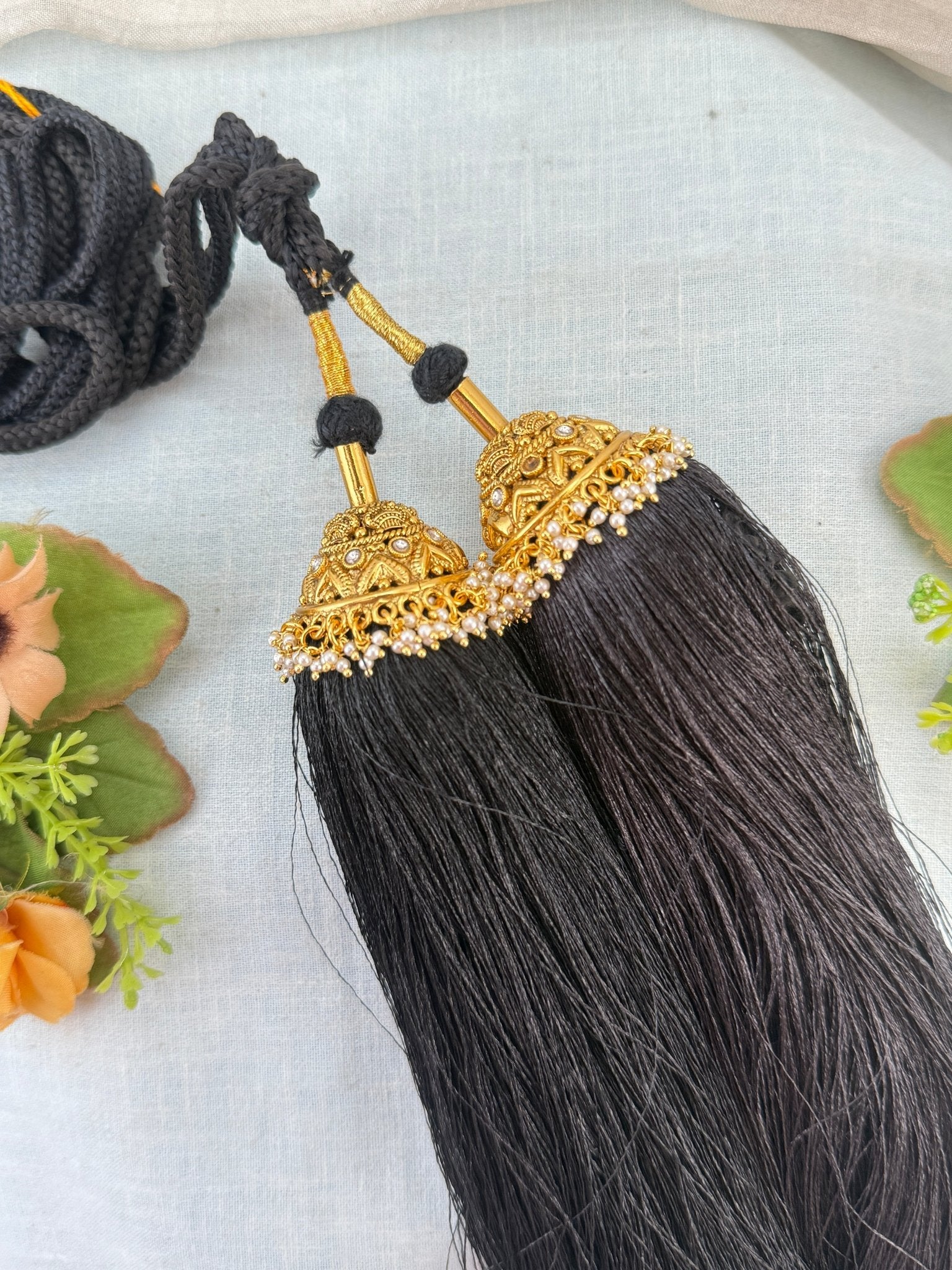 Royal Antique Bridal Jadai Kuchu Kunjalam 89 - Mahilas